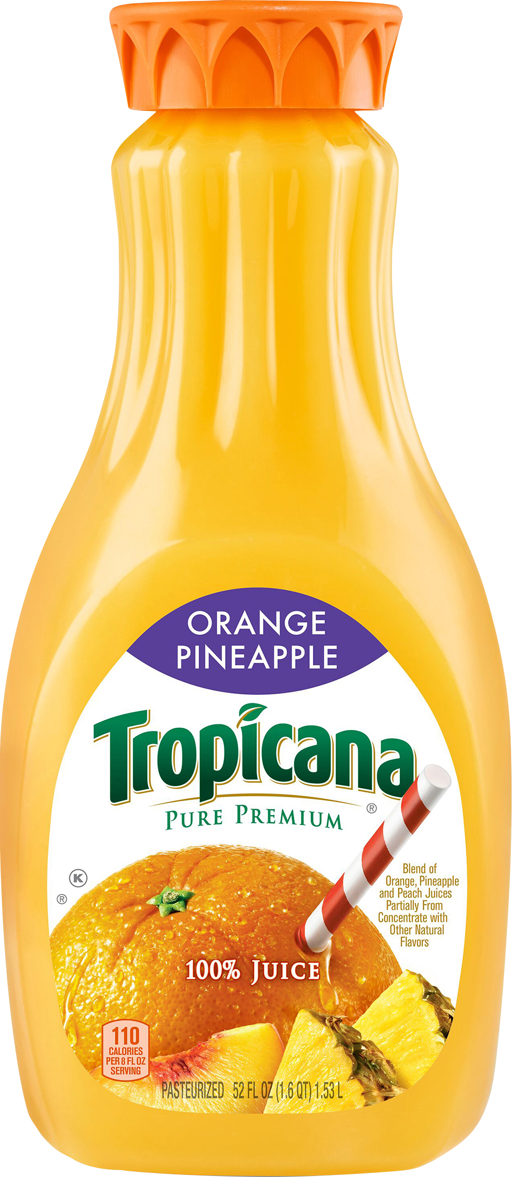 100% Juice, Orange Pineapple