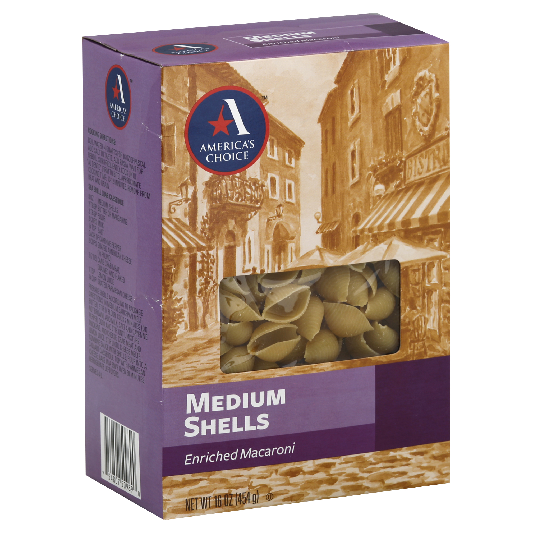 America's Choice Shells 16 Oz