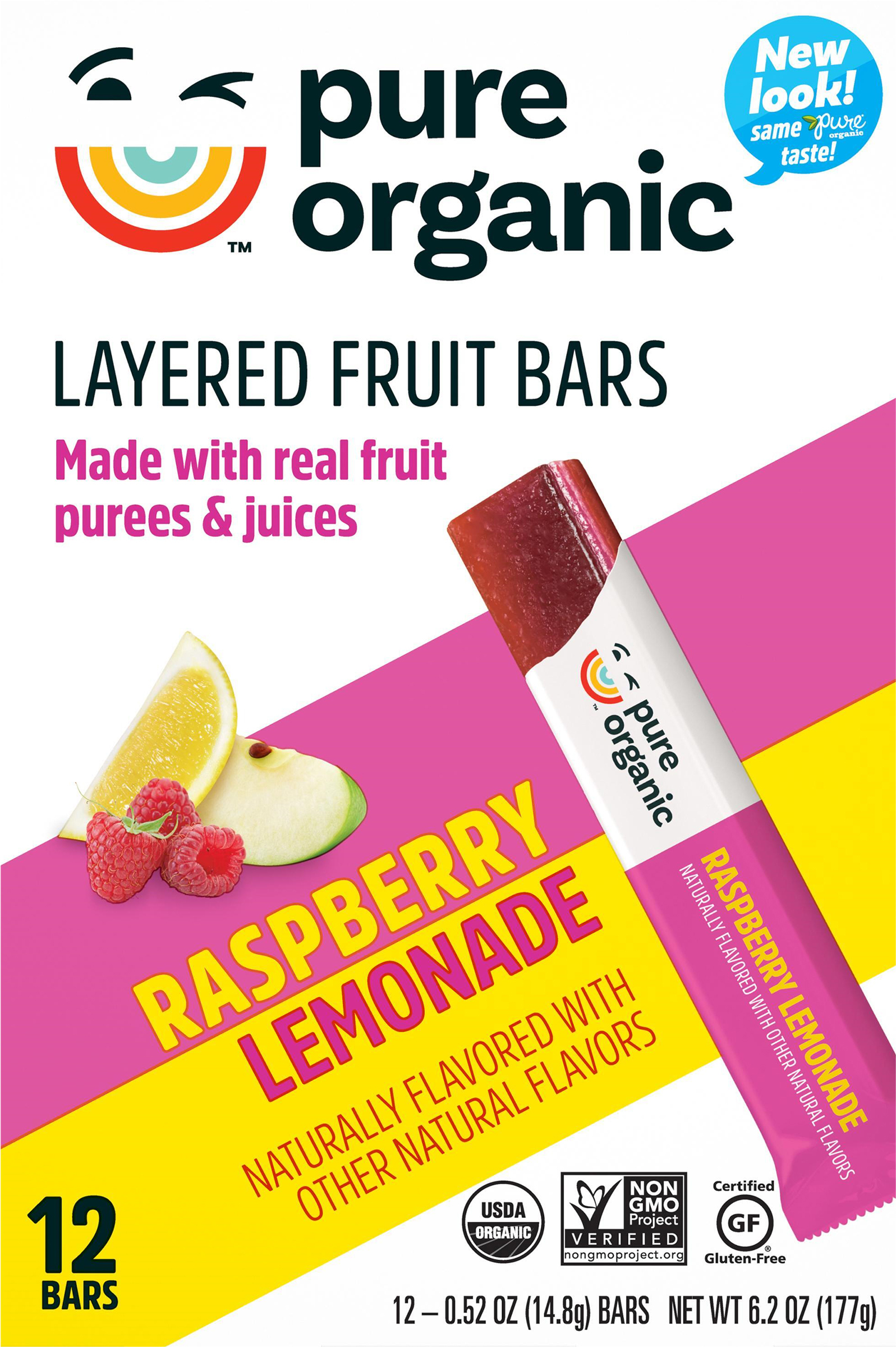 Layered Fruit Bars, Raspberry Lemonade