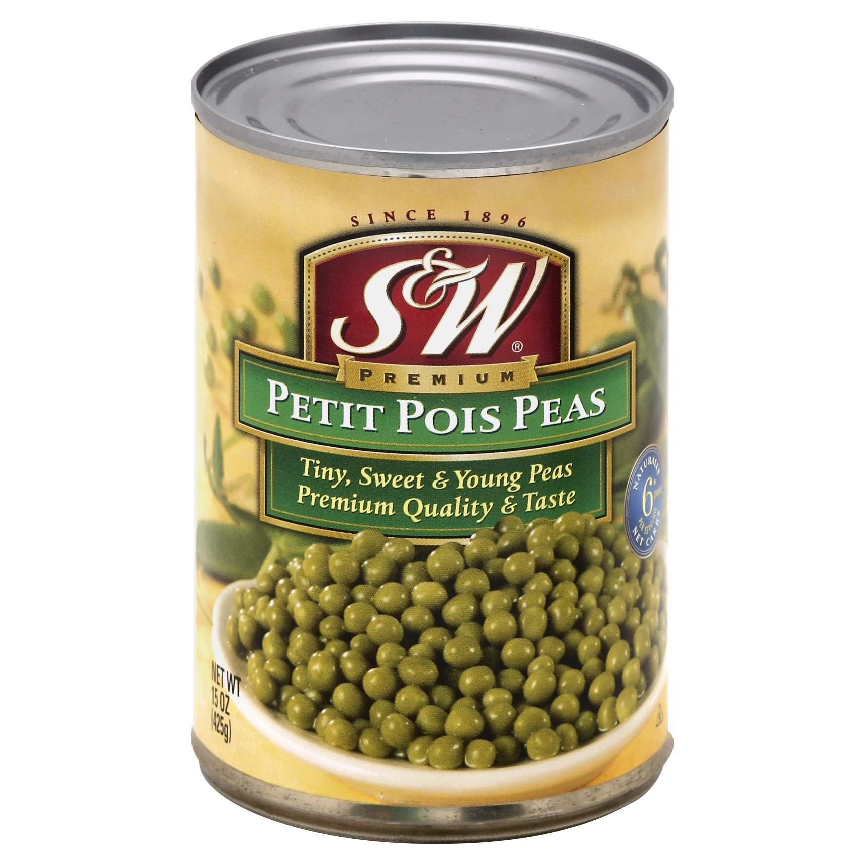 S&w Peas 15 Oz