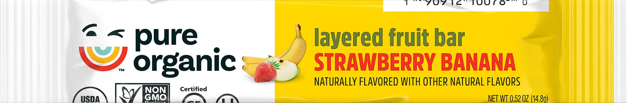Fruit Bars, Layered, Strawberry Banana