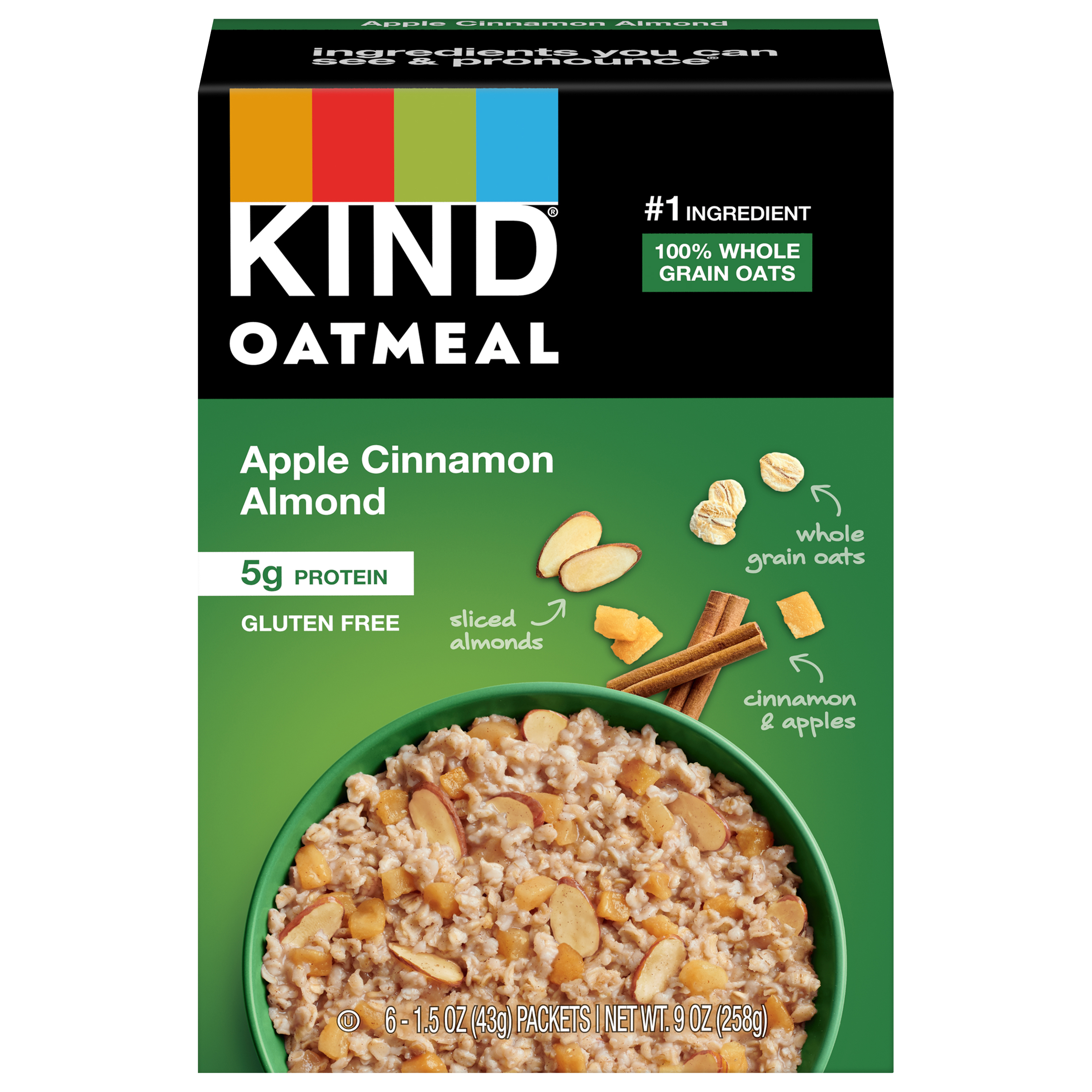 Oatmeal, Apple Cinnamon Almond