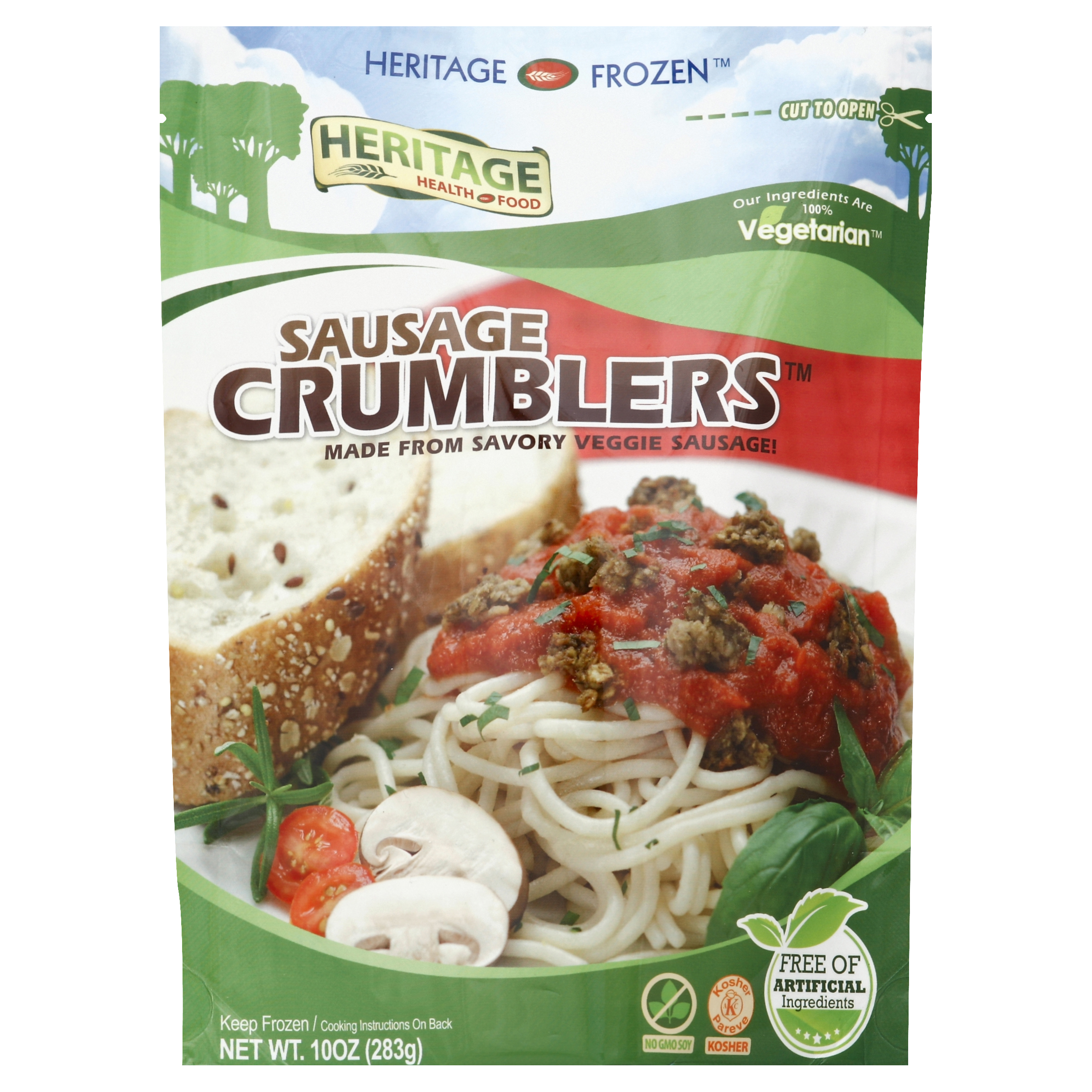 Heritage Health Food Sausage Crumblers 10 Oz