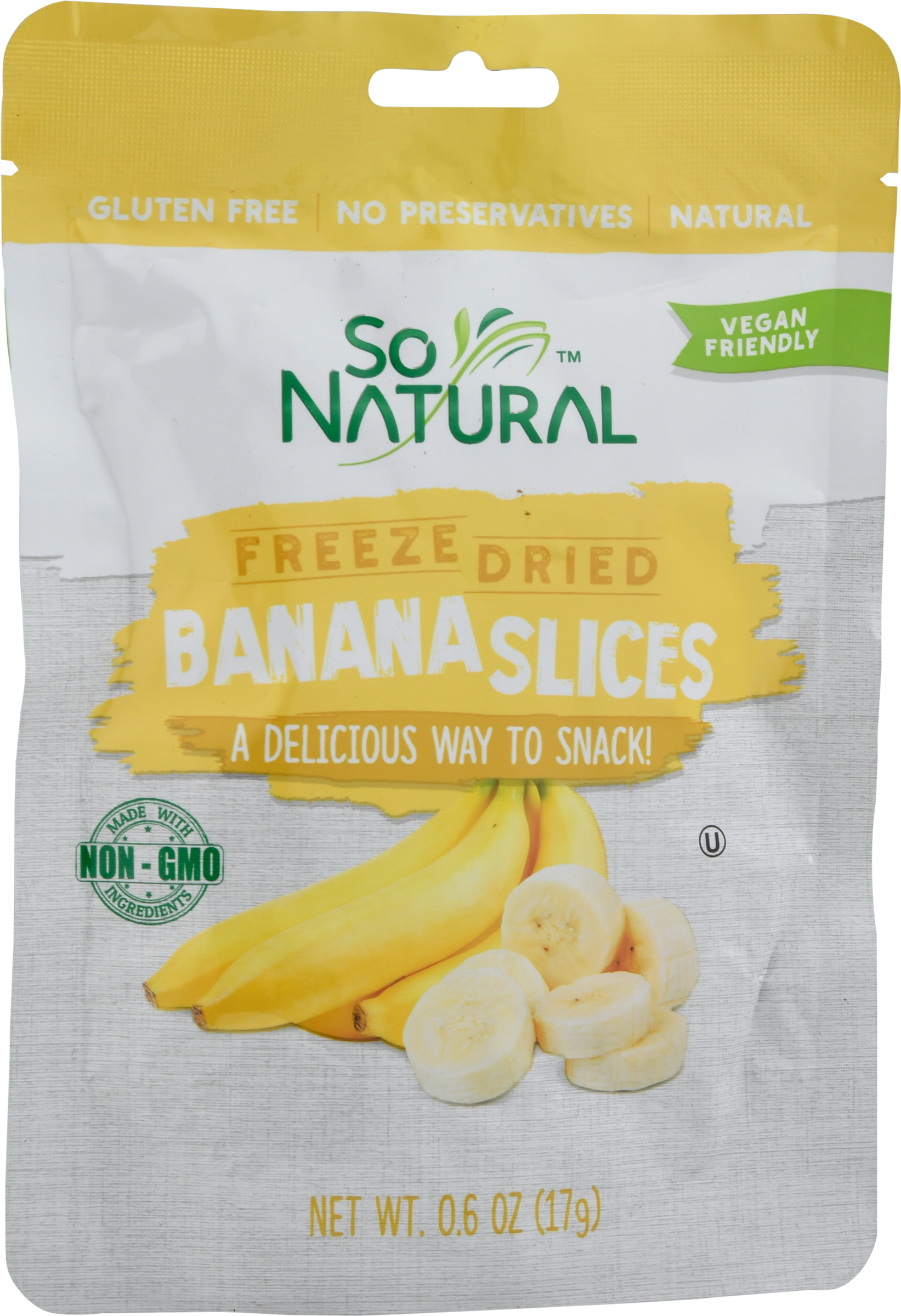 Banana Slices, Freeze Dried
