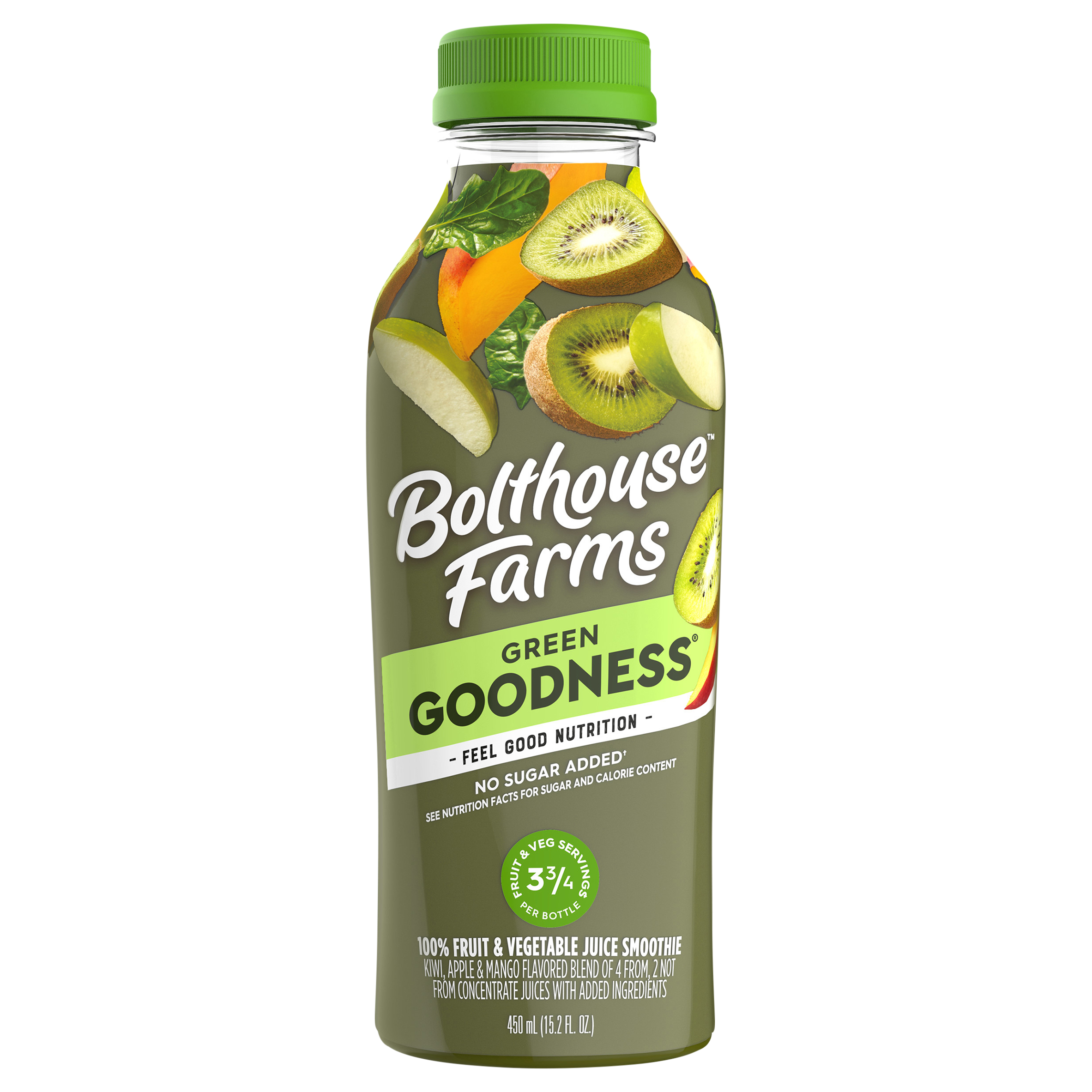 100% Fruit & Vegetable Juice Smoothie, Green Goodness