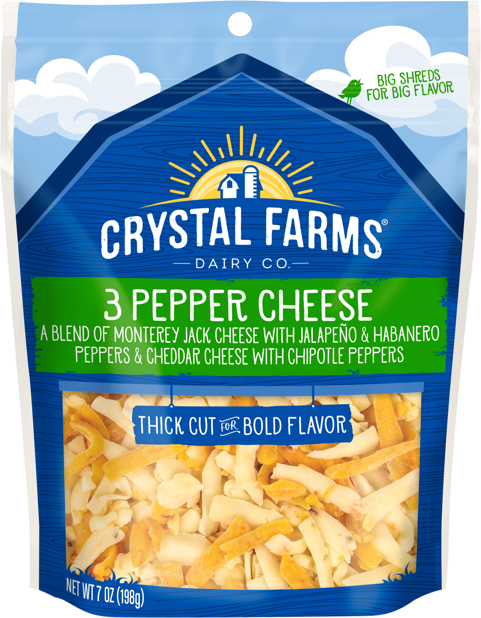 Cheese, Thick Cut, 3 Pepper Cheese