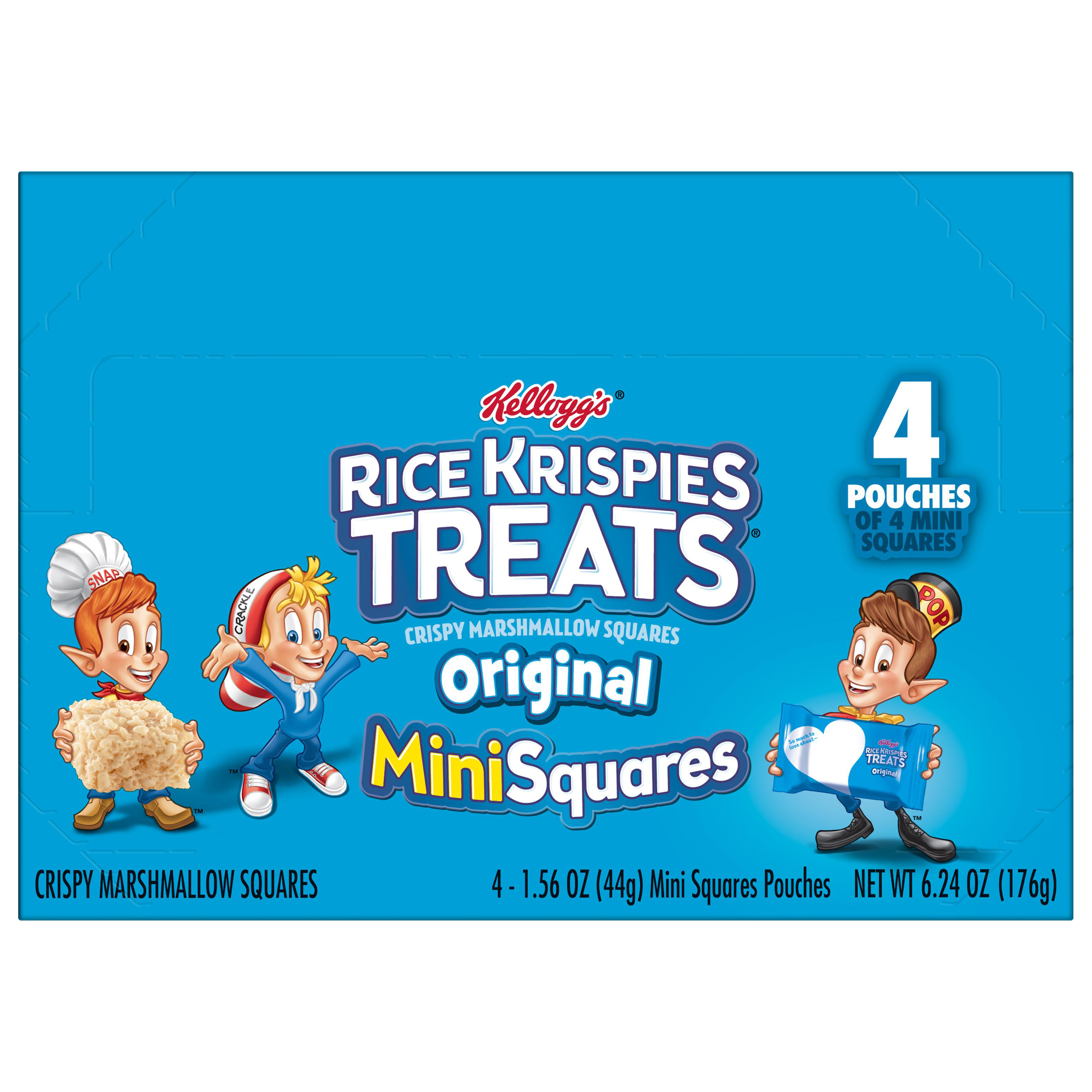 Rice Krispies Treats Mini Squares Original Crispy Marshmallow Squares 4 1.56 Oz