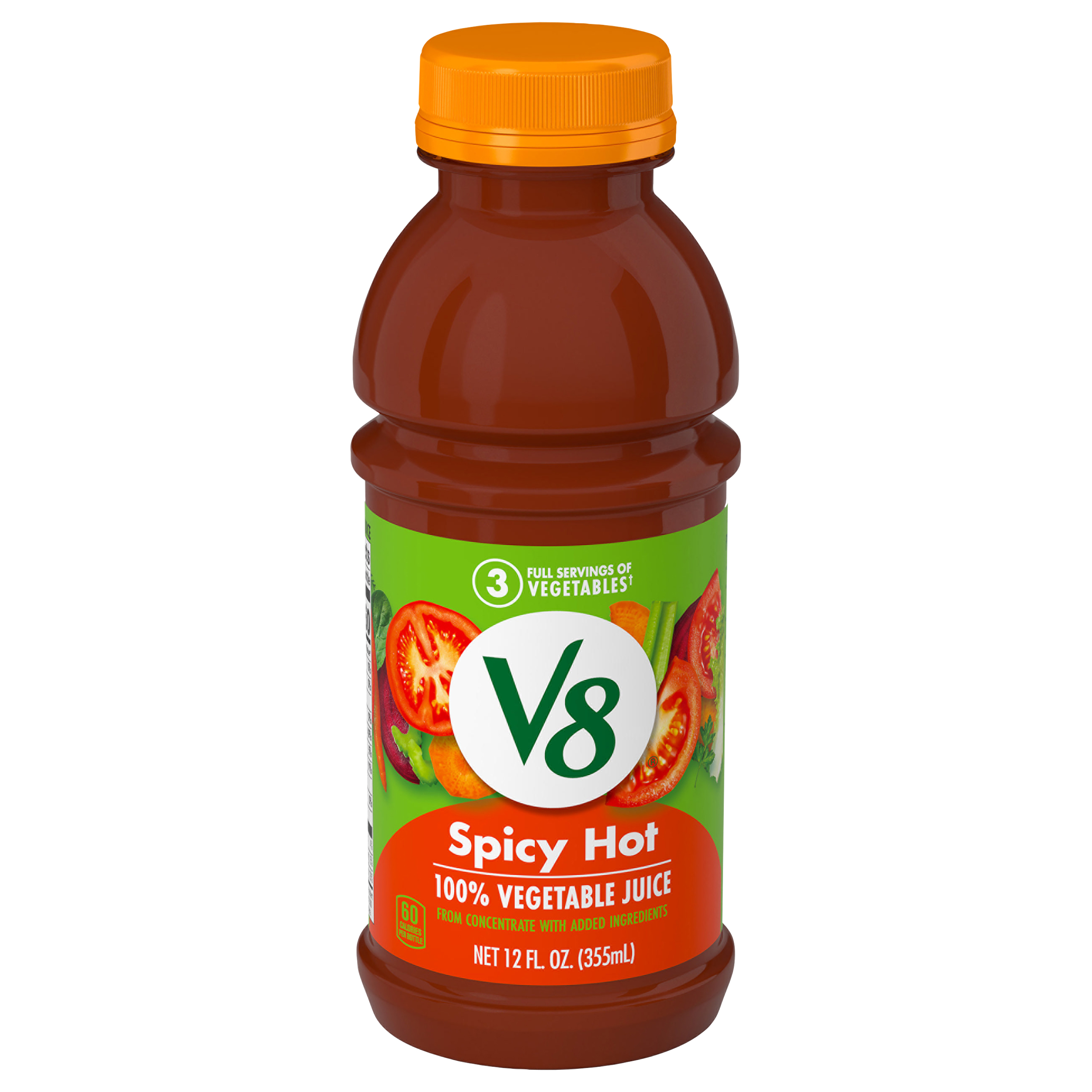 100% Vegetable Juice, Spicy Hot