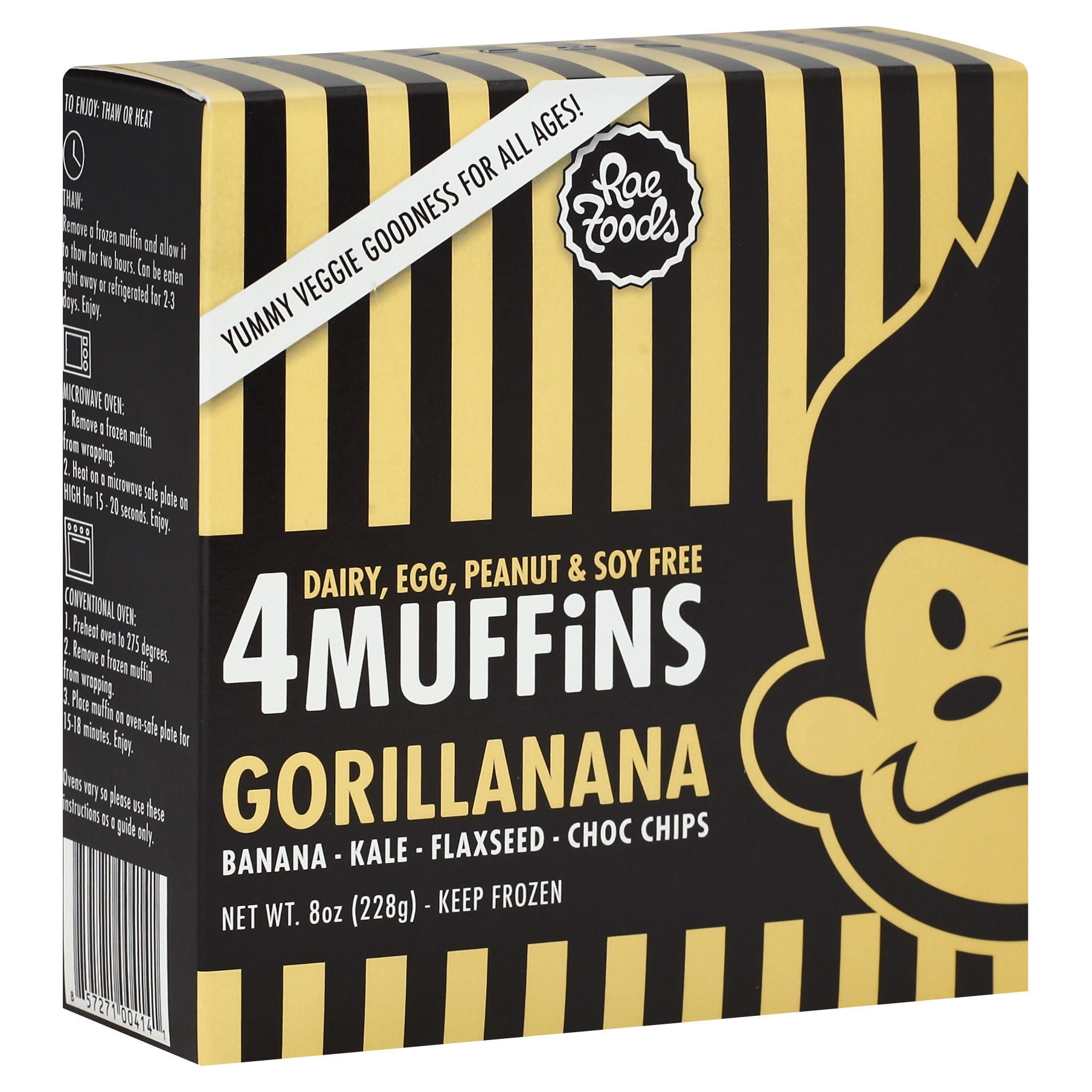 Raefoods Muffins 4 Ea