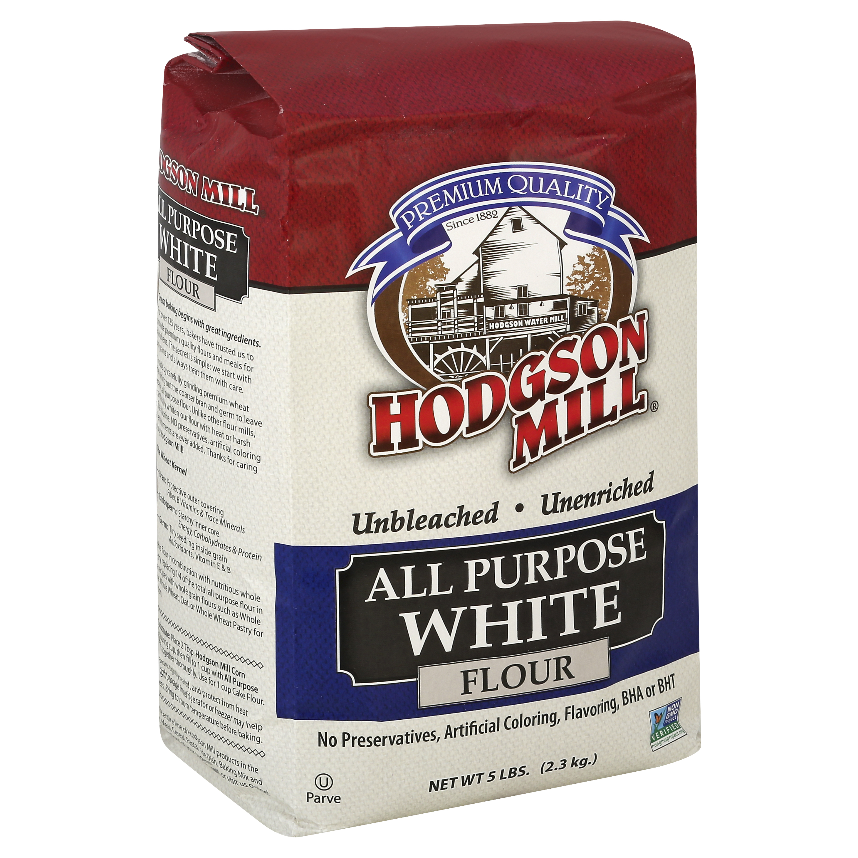 Hodgson Mill White Flour 5 Lb