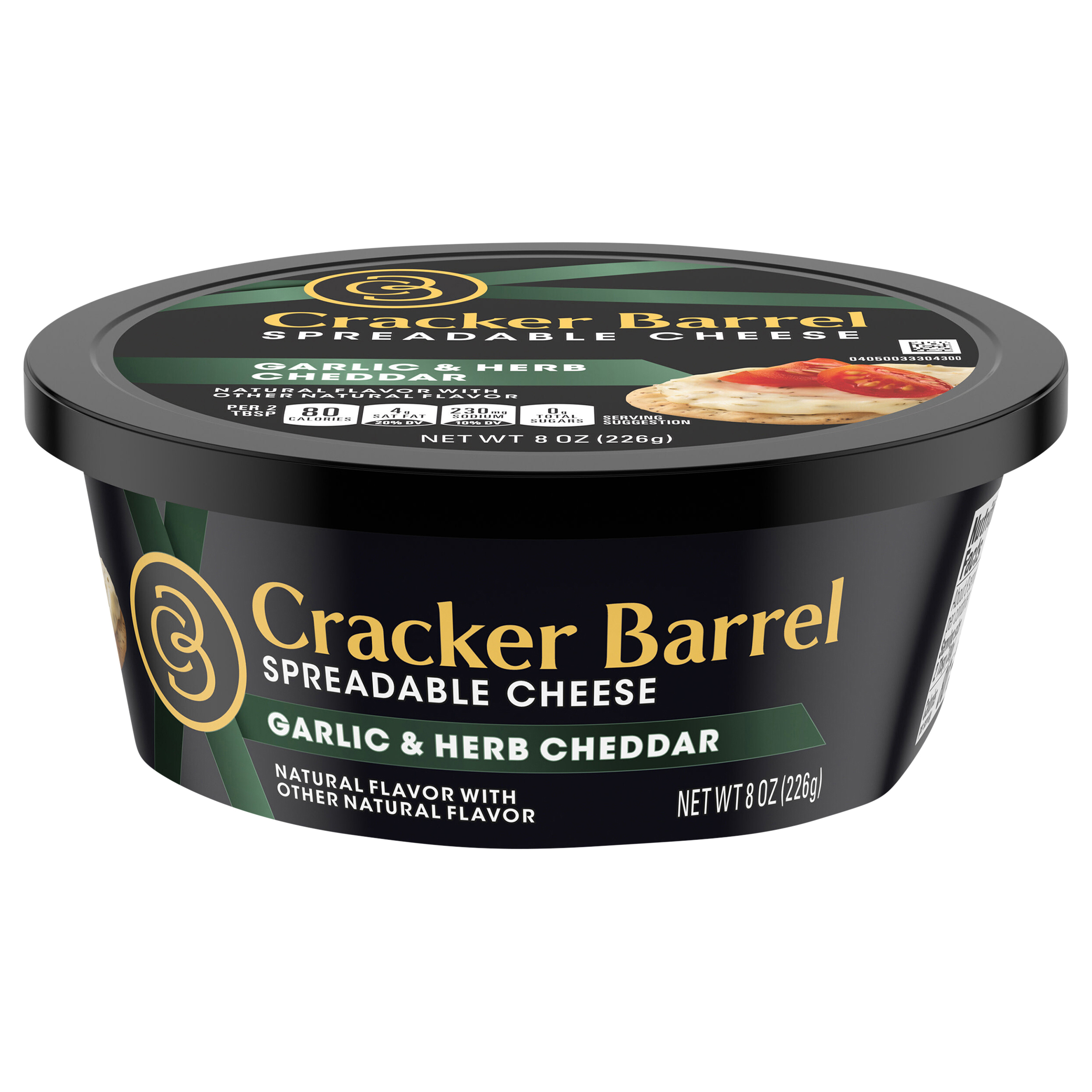 Spreadable Cheese, Garlic & Herb Cheddar