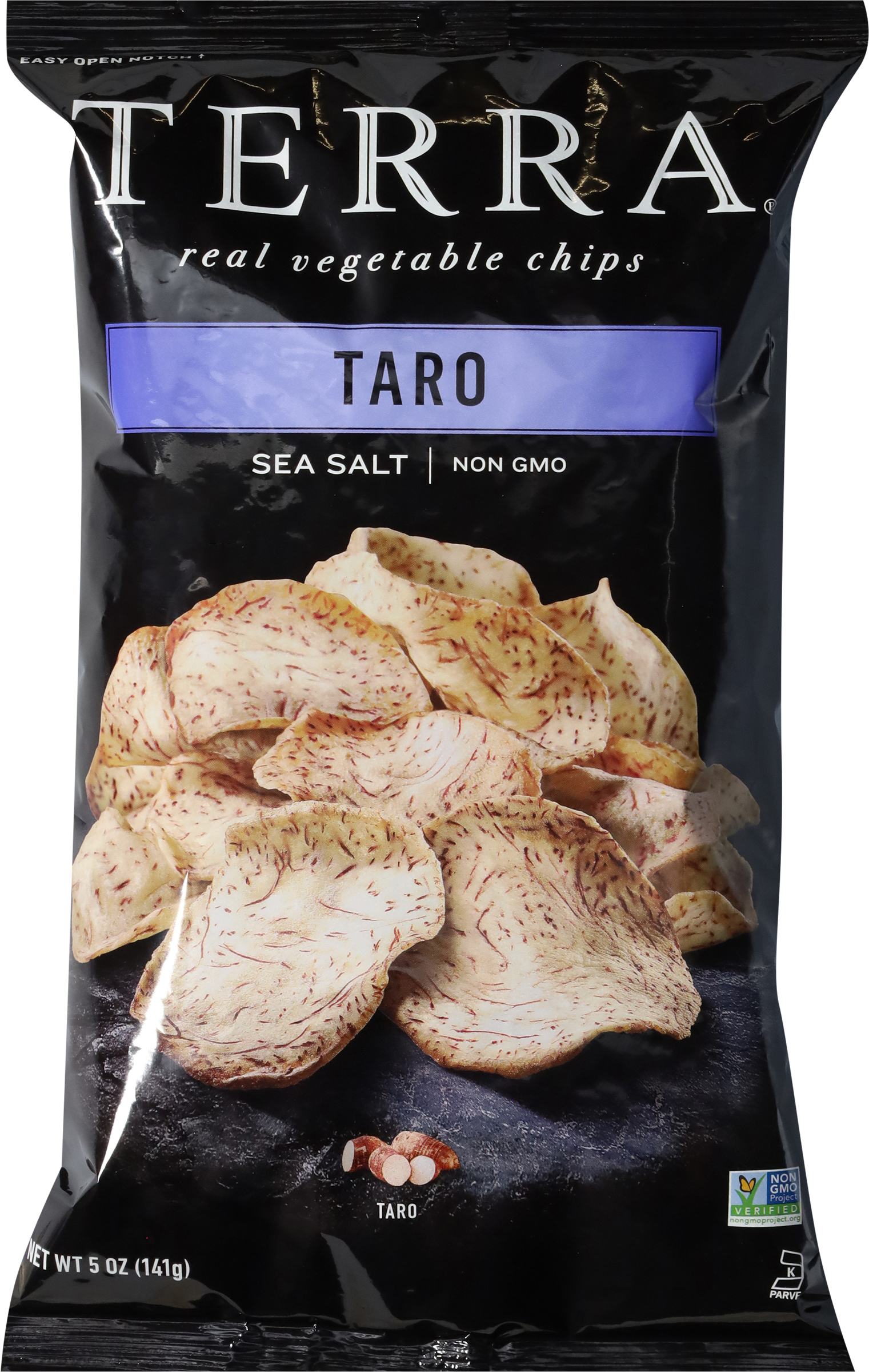 Vegetable Chips, Real, Taro, Sea Salt