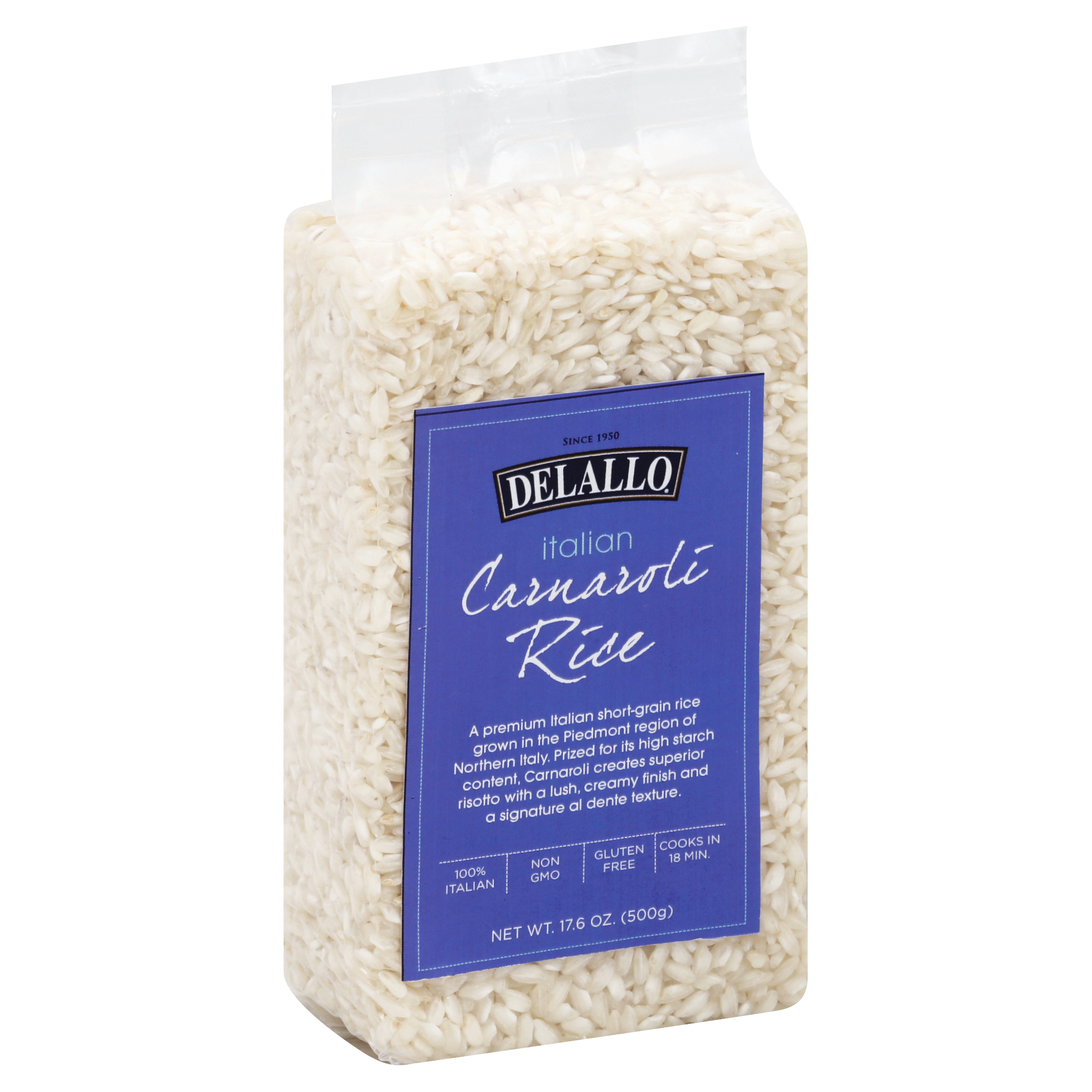 Delallo Rice 17.6 Oz