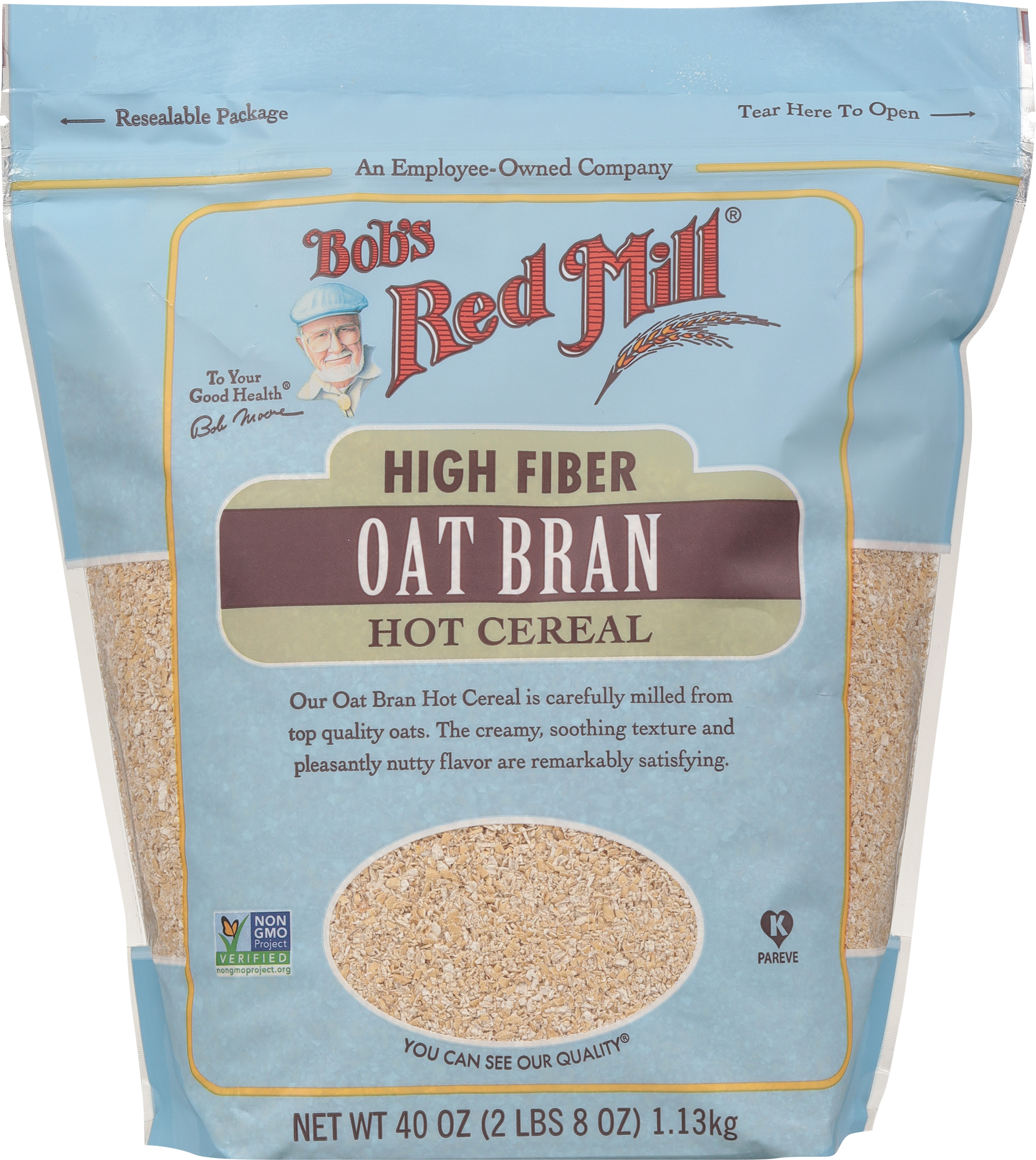 Hot Cereal, High Fiber, Oat Bran