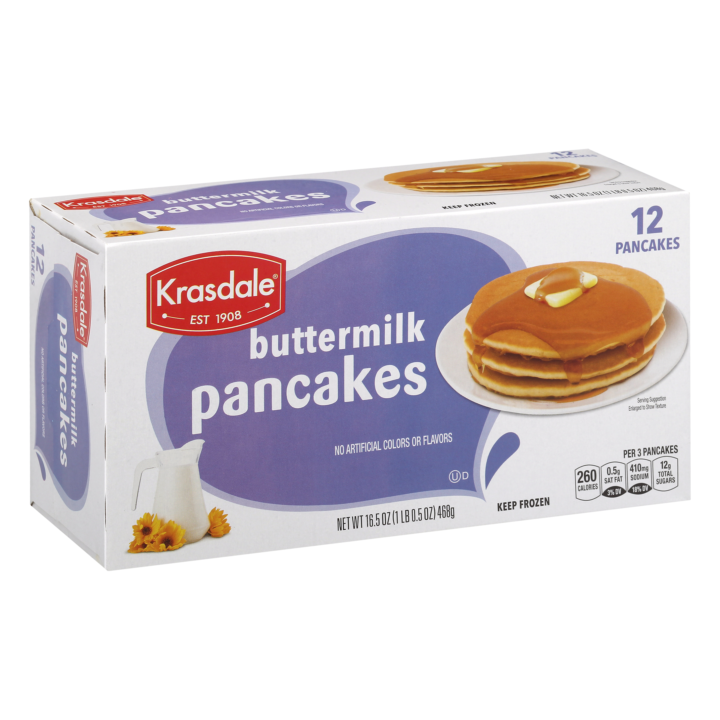 Krasdale Buttermilk Pancakes 12 Ea