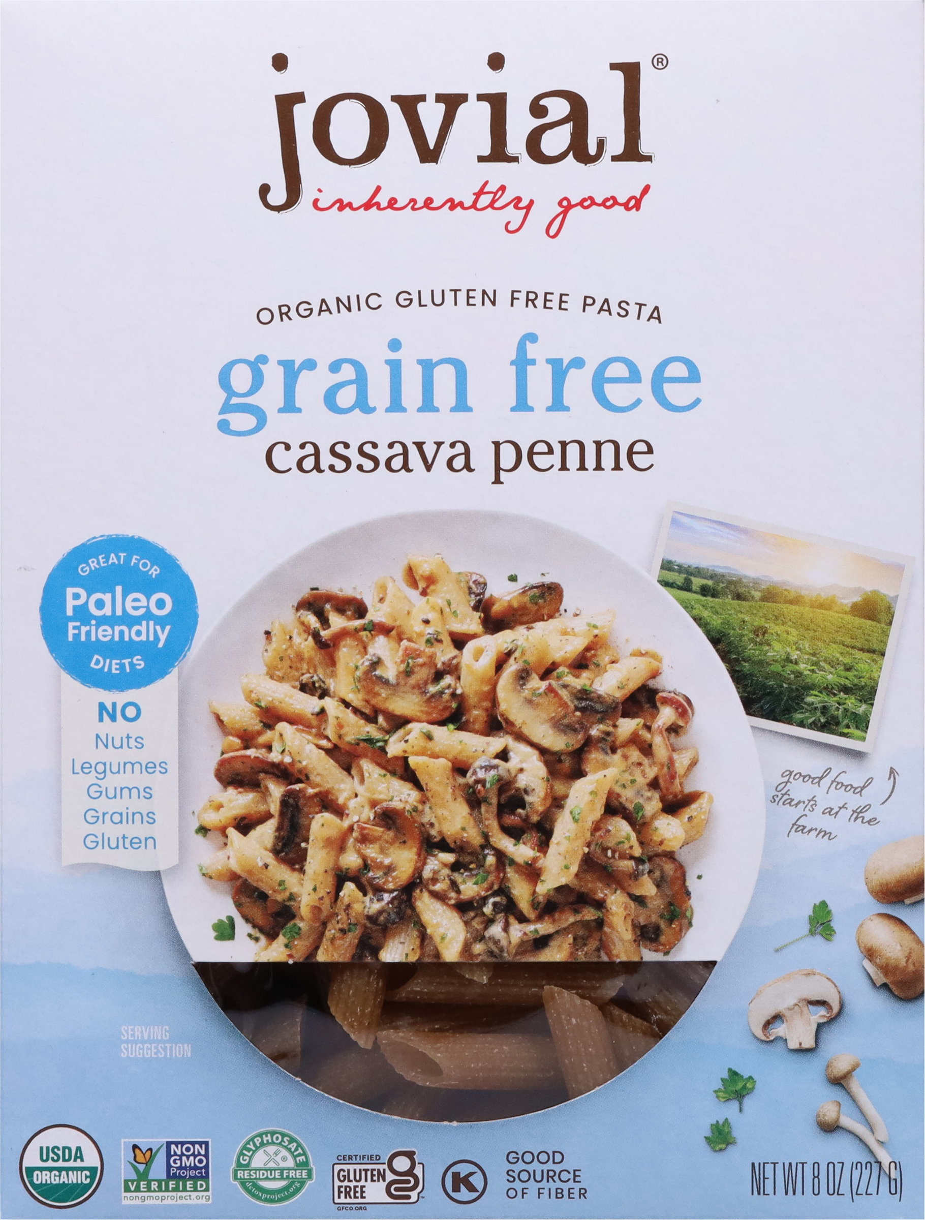 Cassava Penne, Organic, Grain Free