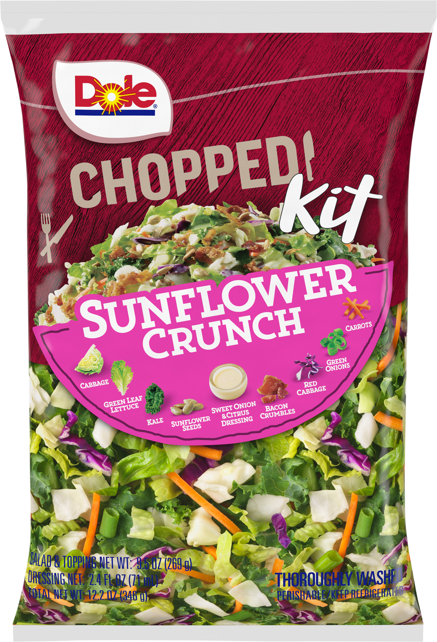 Marketside Asian Chopped Salad Kit, 10.6 oz Bag, Fresh