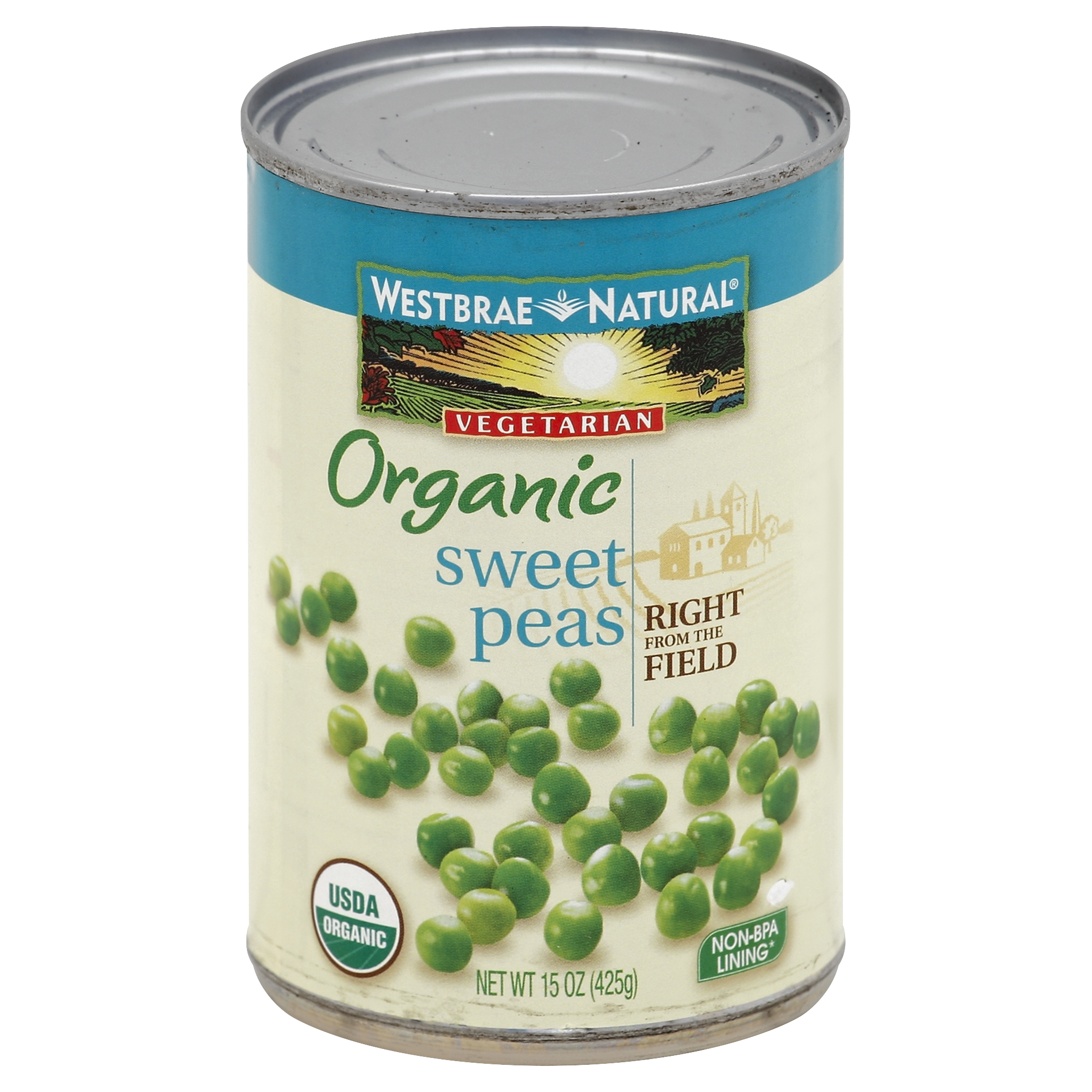 Westbrae Natural Sweet Peas 15 Oz