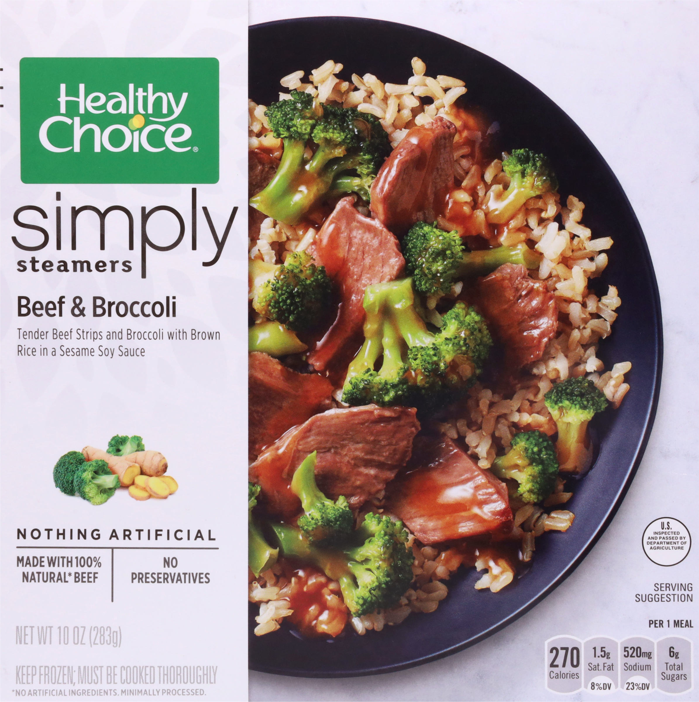 Beef & Broccoli, Simply Steamers