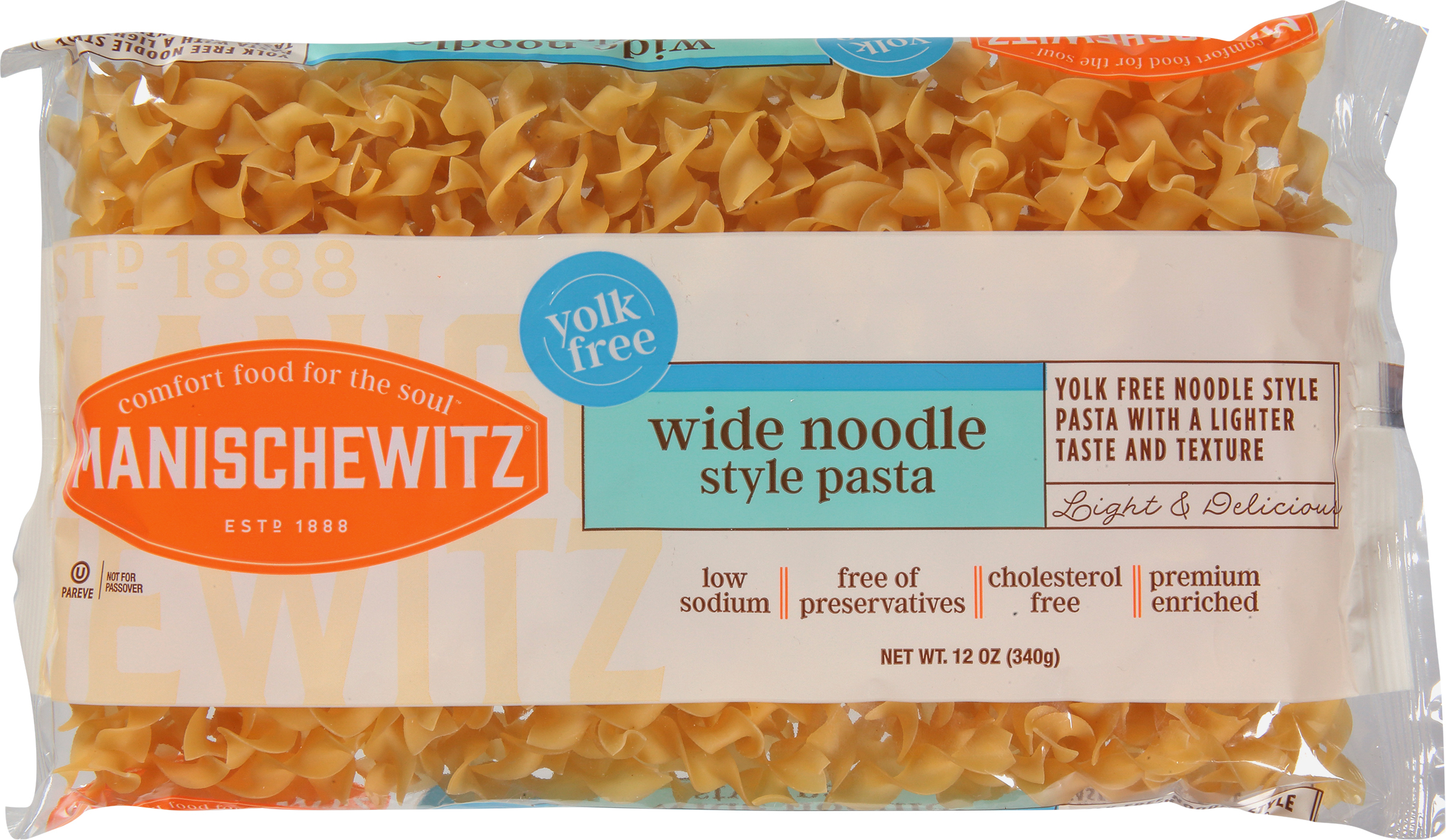 Noodle Style Pasta, Yolk Free, Wide