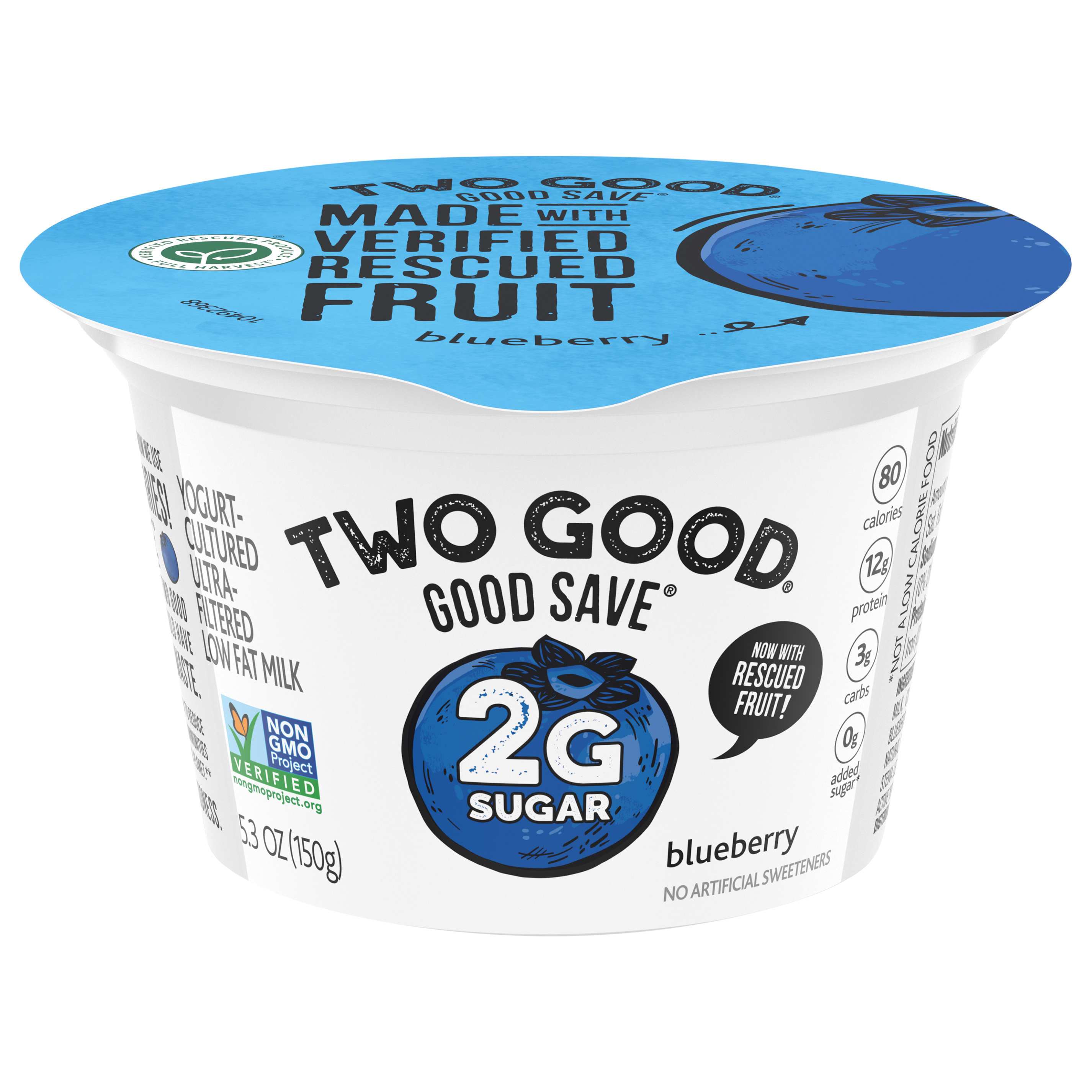 Yogurt, Blueberry, Lowfat