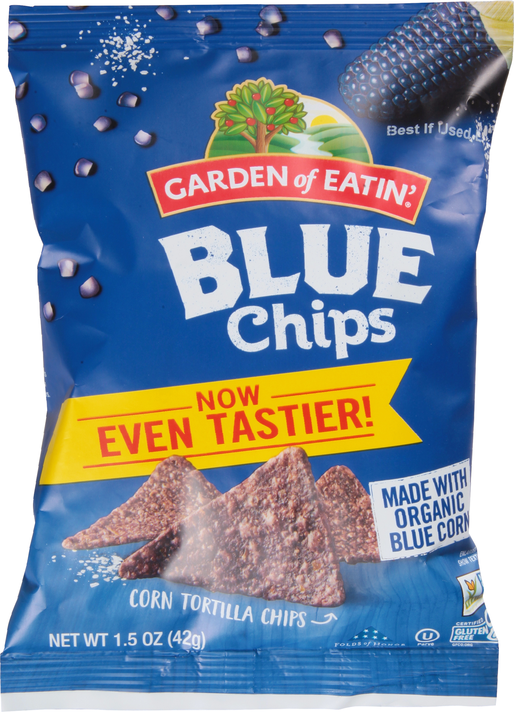 Corn Tortilla Chips, Blue Chips