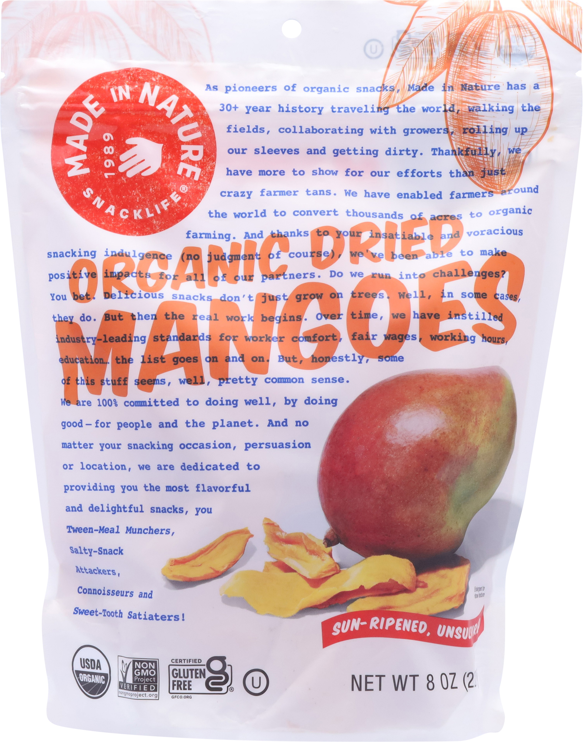 Mangoes, Organic, Dried