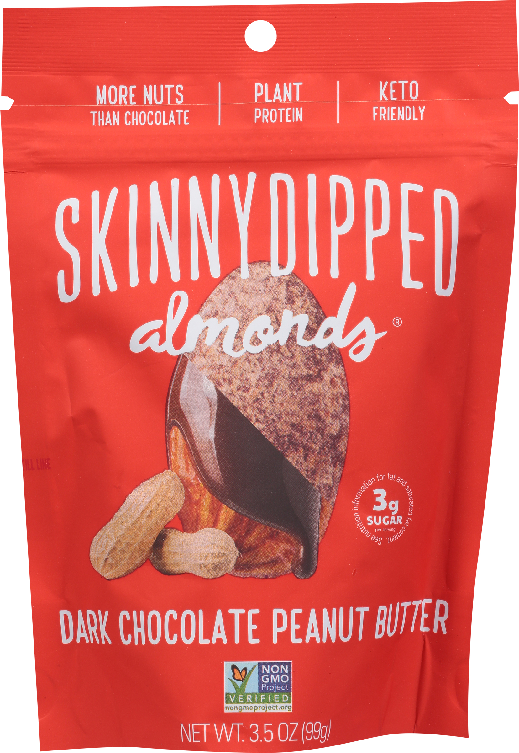 Almonds, Dark Chocolate Peanut Butter