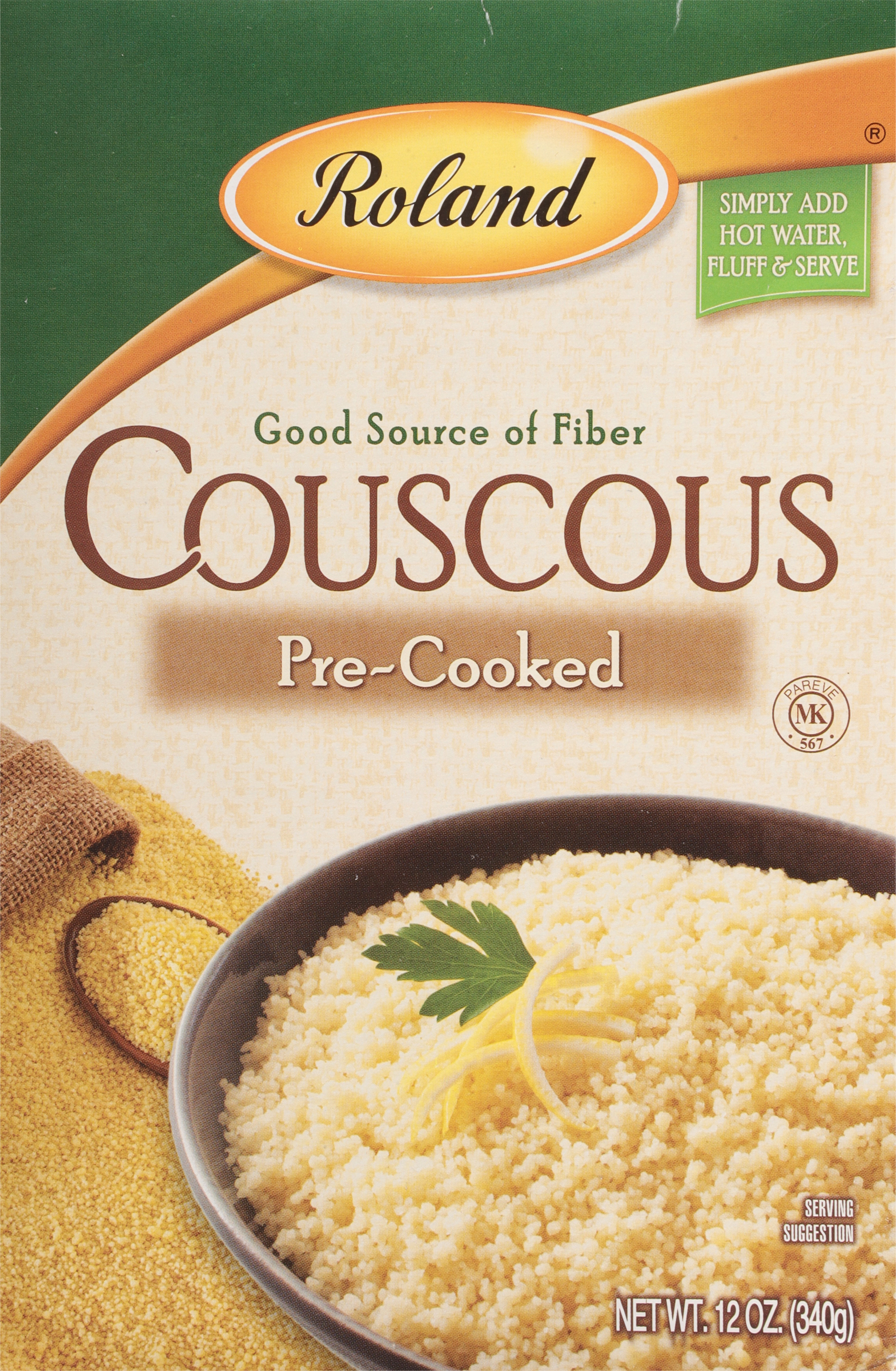 Couscous, Pre-Cooked