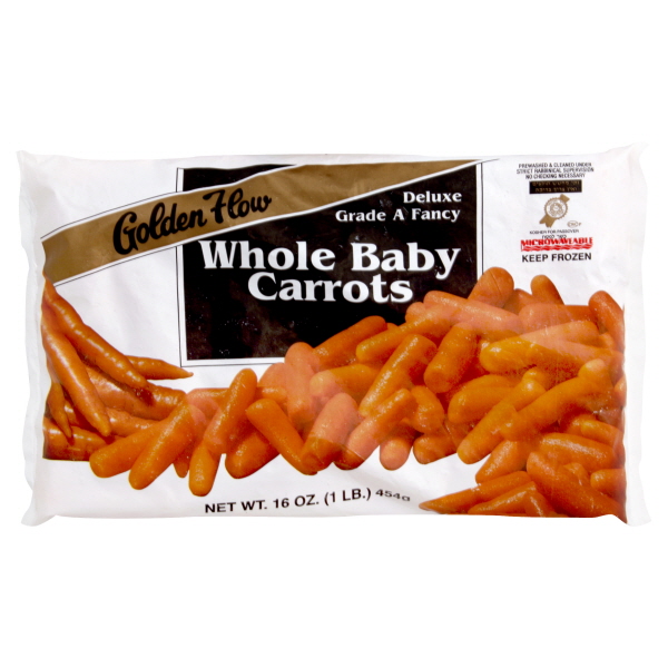 Golden Flow Whole Baby Carrots 16 Oz