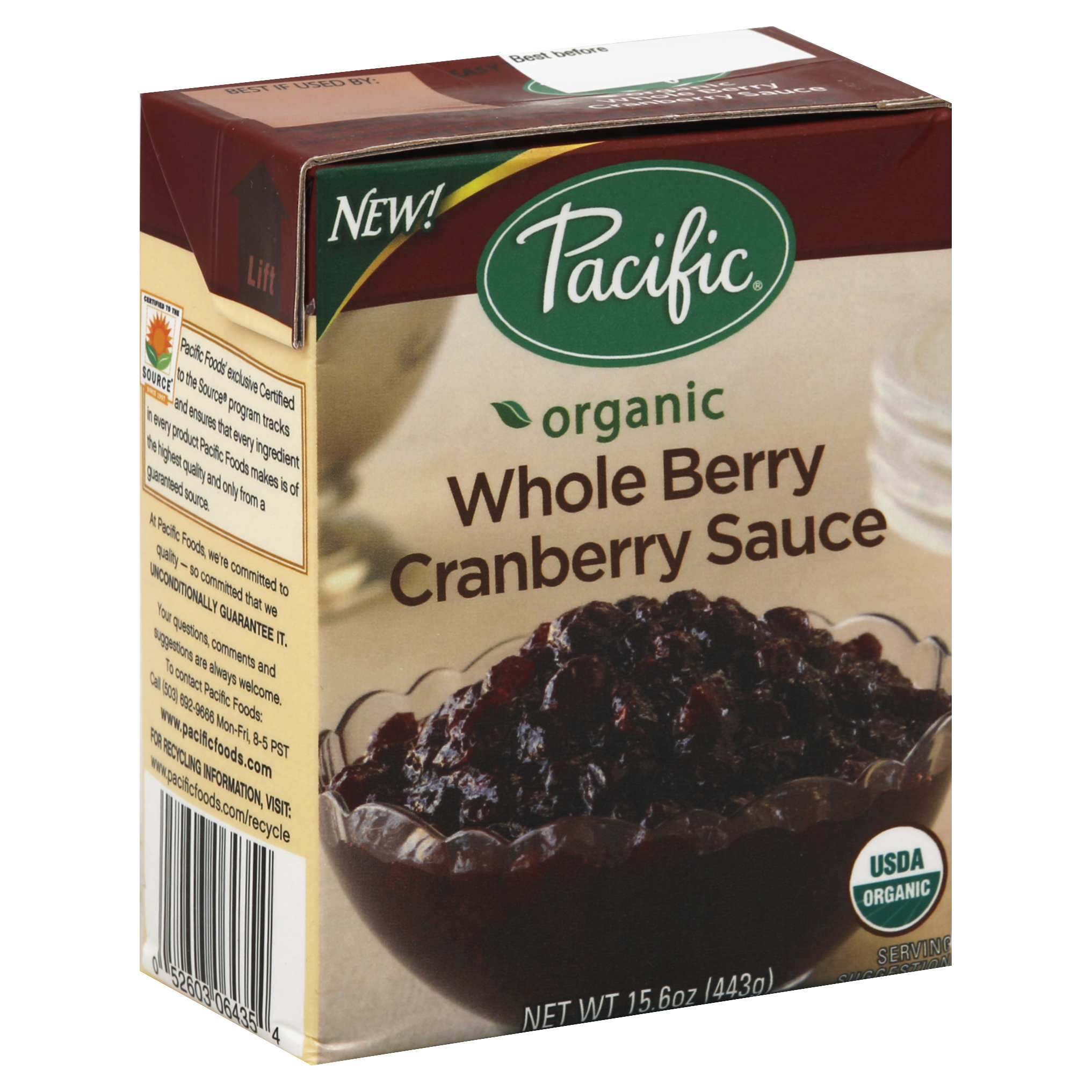 Pacific Cranberry Sauce 15.6 Oz