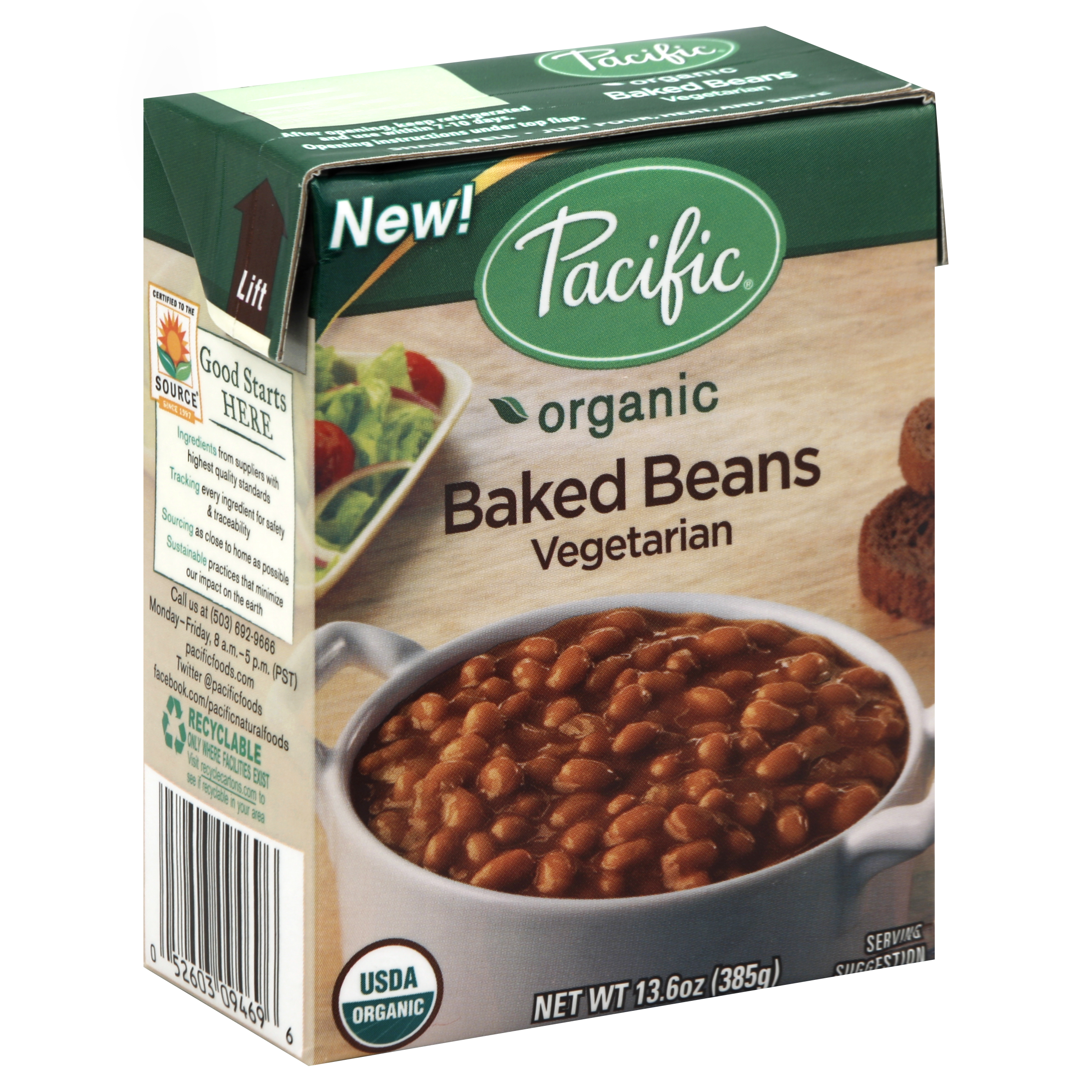 Pacific Baked Beans 13.6 Oz