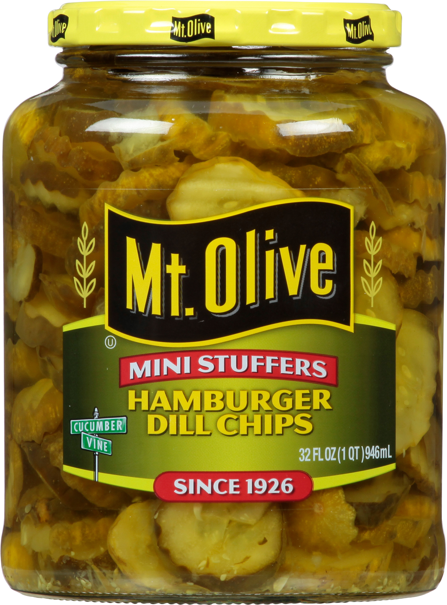 Pickles, Hamburger Dill Chips, Mini Stuffers