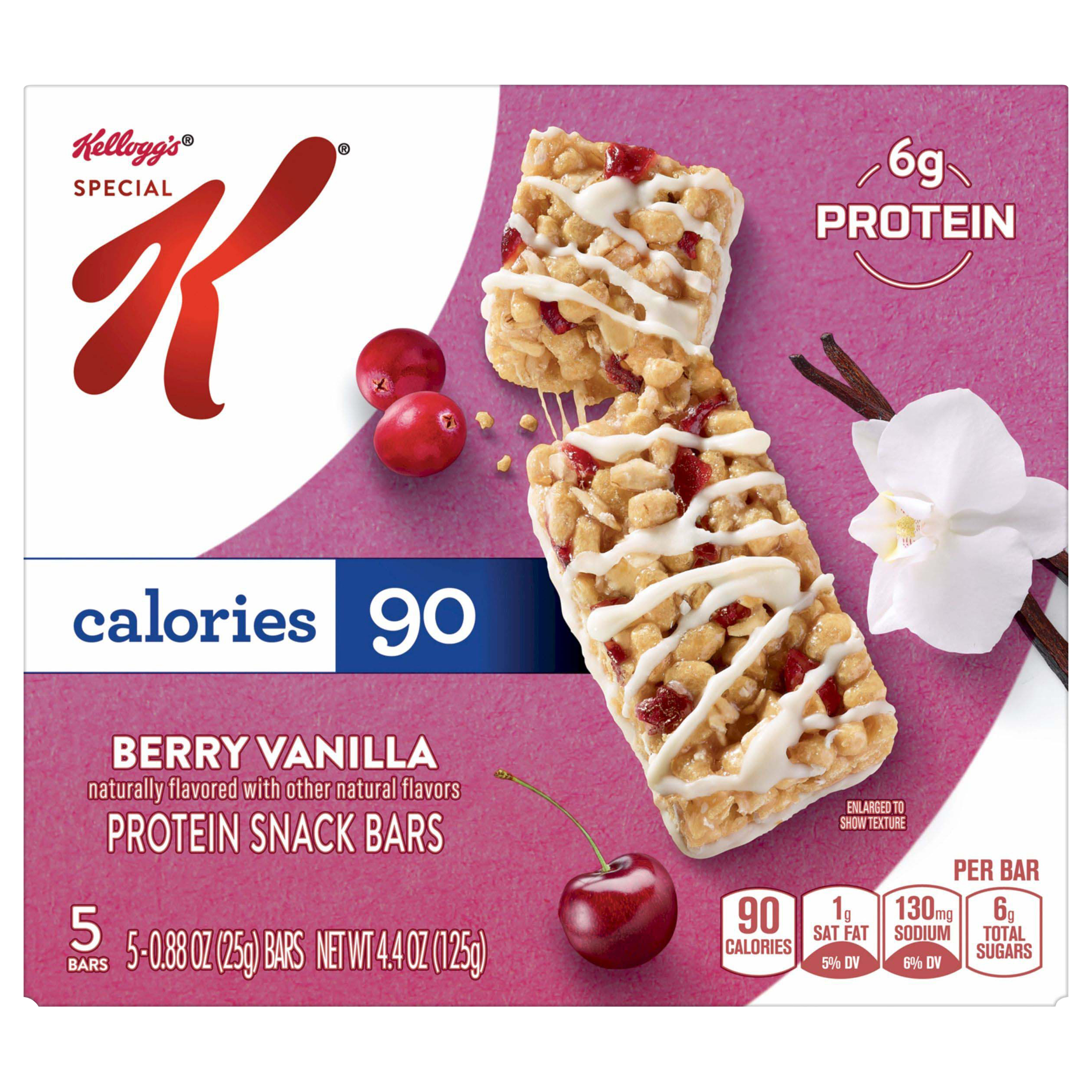 Protein Snack Bars, Berry Vanilla