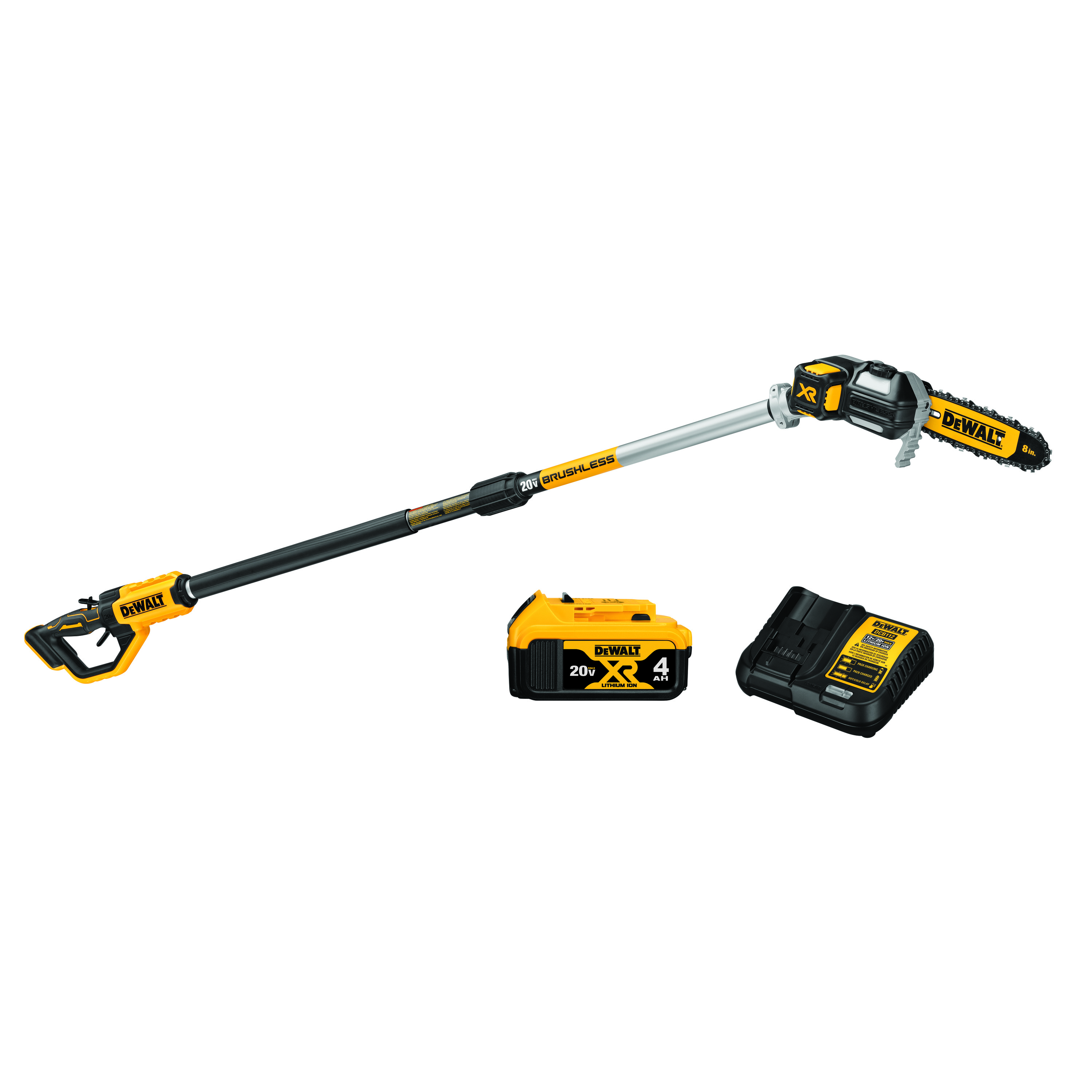 Dewalt battery powered pole saw sale