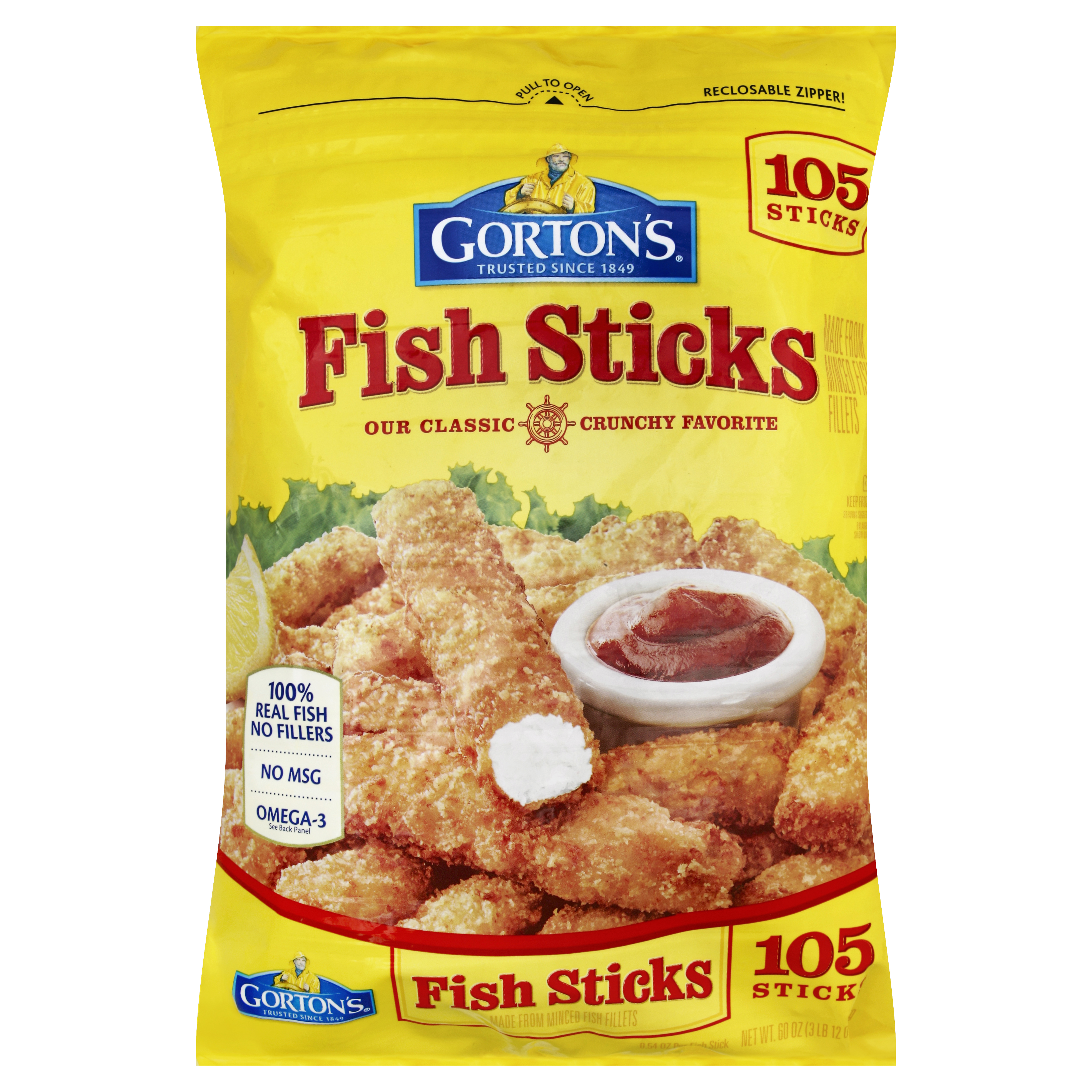 Gorton's Fish Sticks 105 Ea