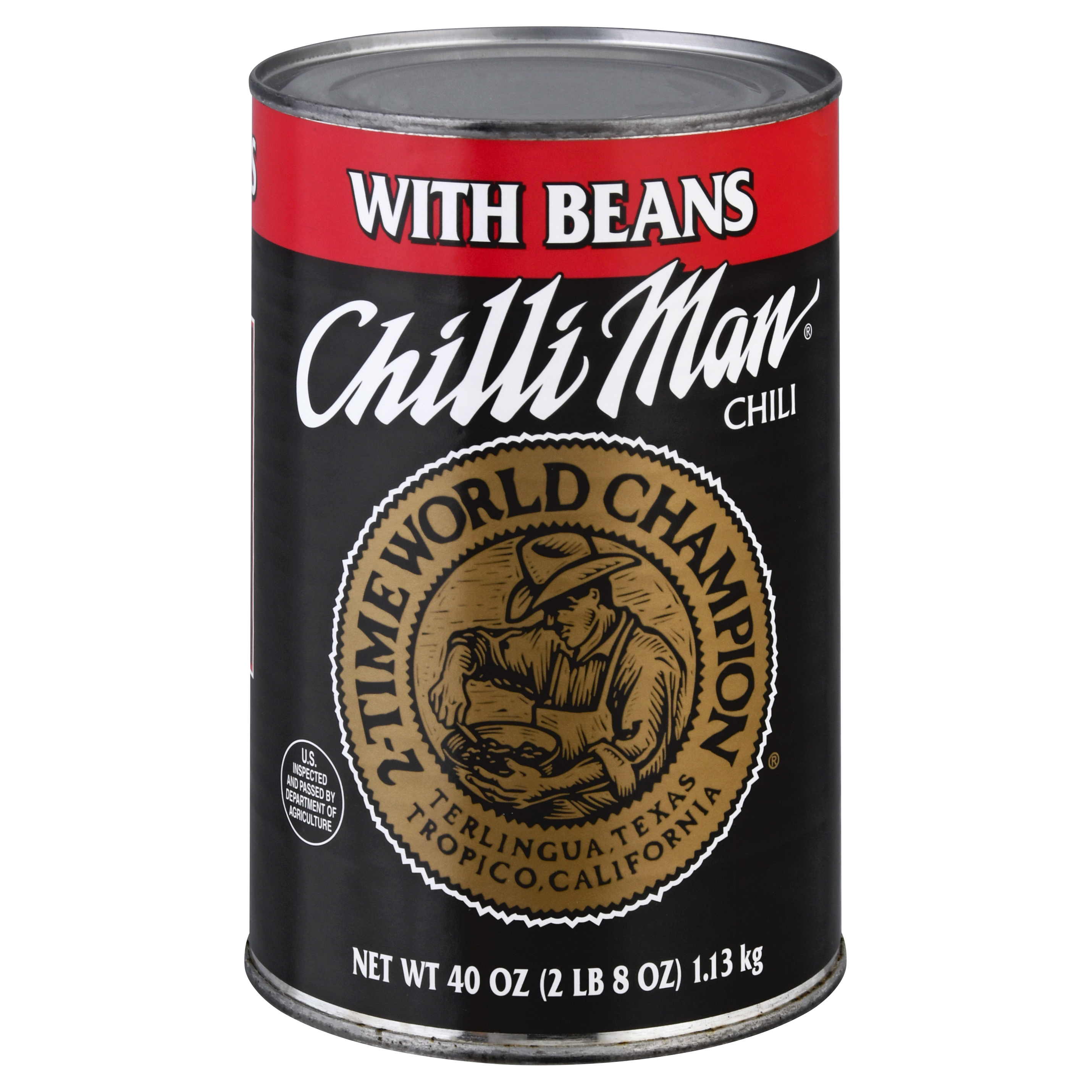 Chilli Man Chili With Beans 40 Oz