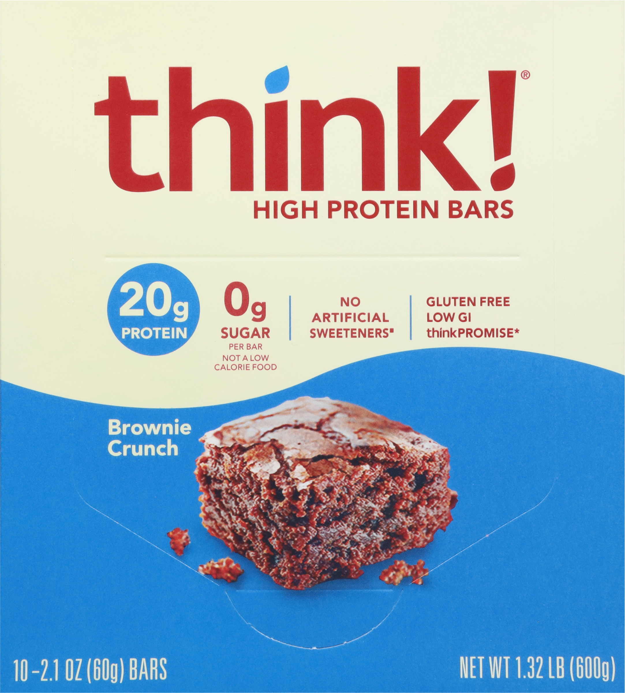High Protein Bars, Brownie Crunch