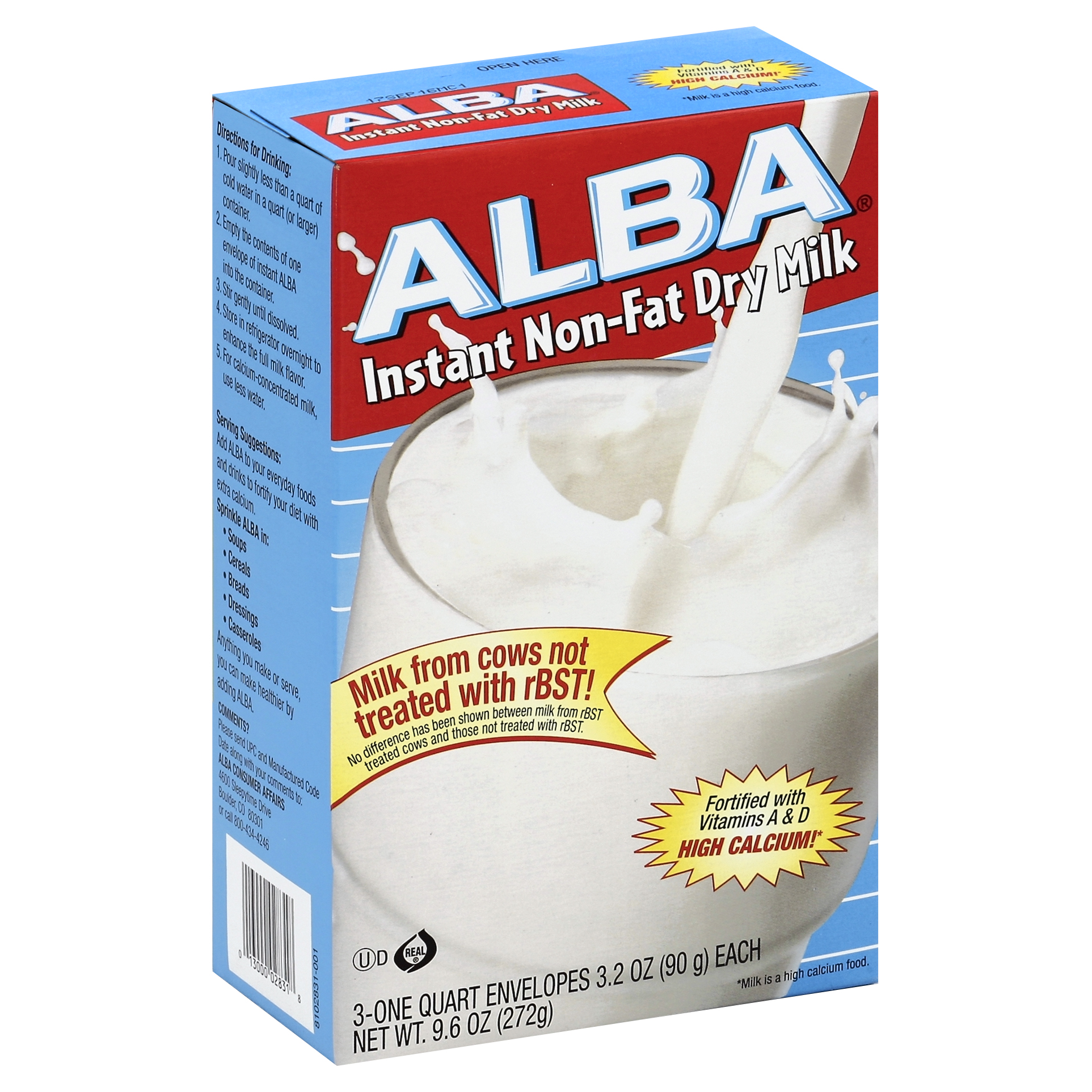 Alba Dry Milk 3 Ea