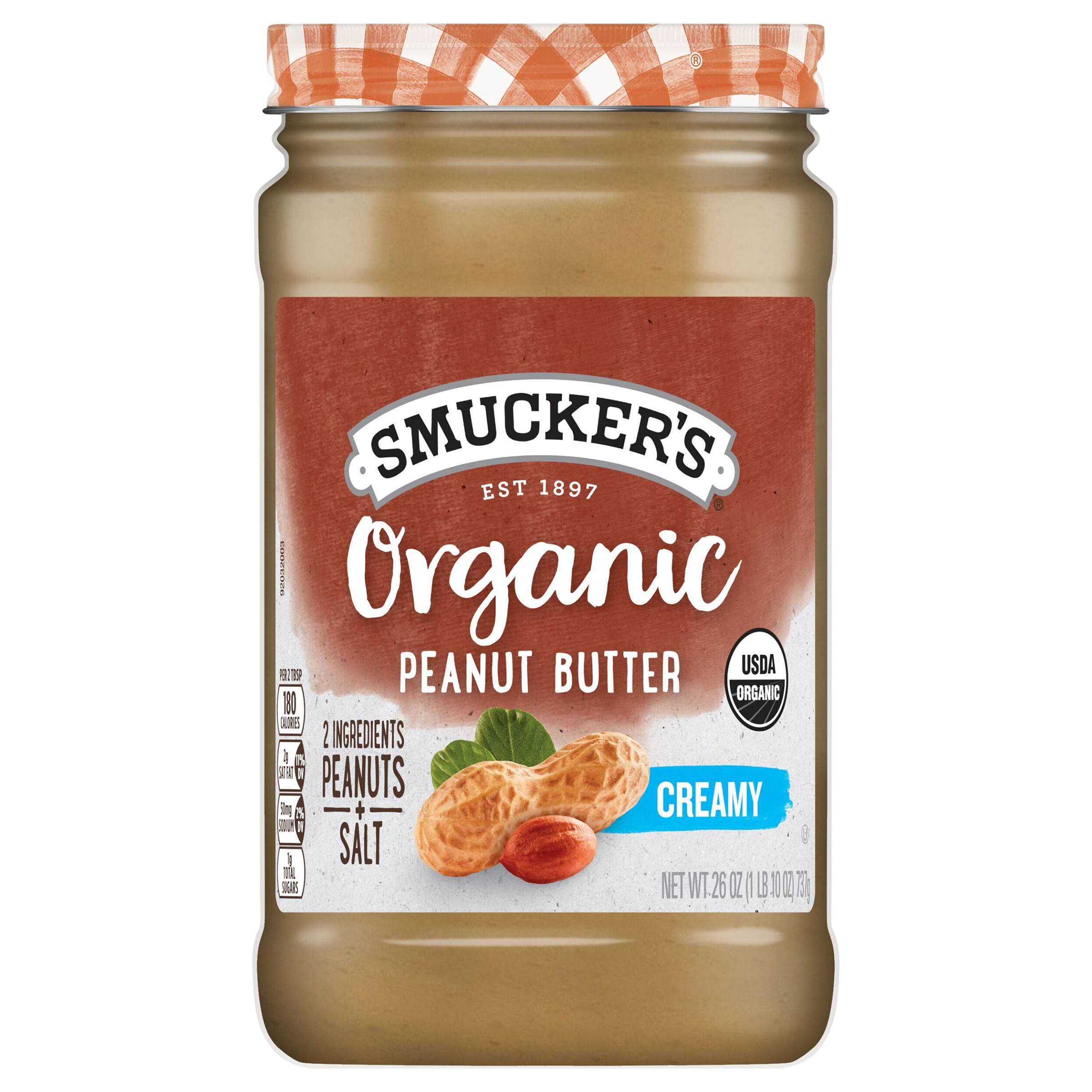 Peanut Butter, Organic, Creamy
