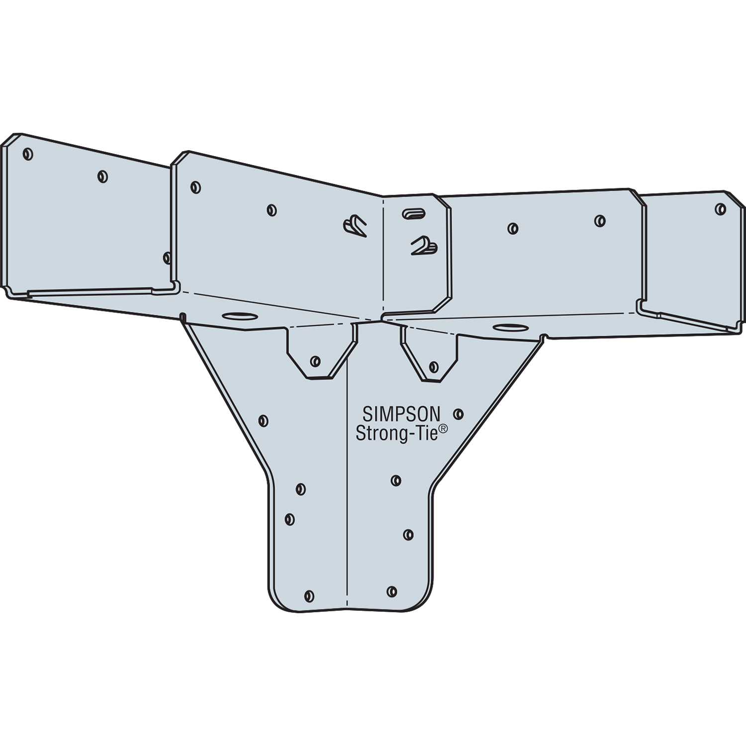 Simpson StrongTie RTC Series 14 ga G90 Galvanized Steel Rigid Tie