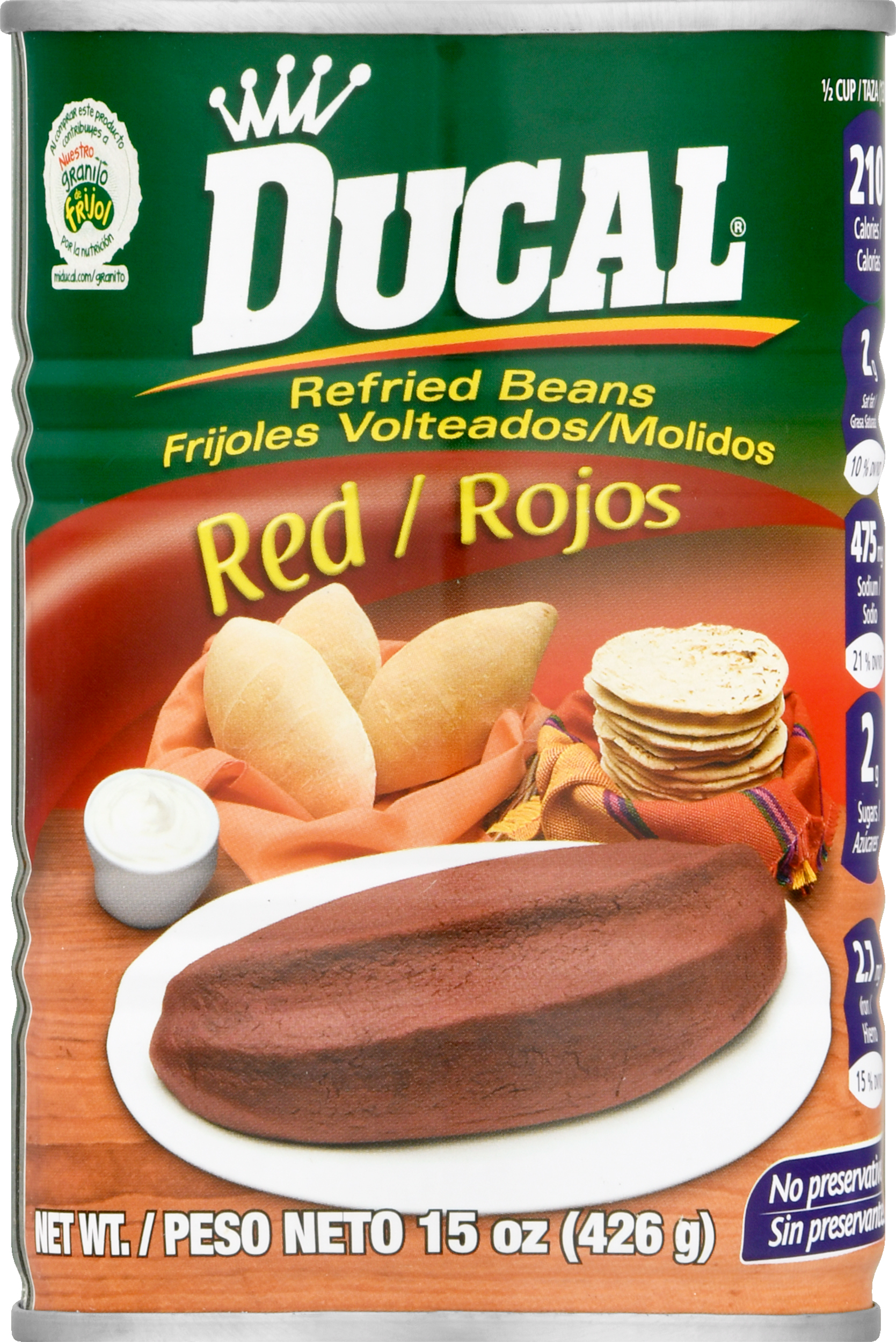 Beans, Refried, Red