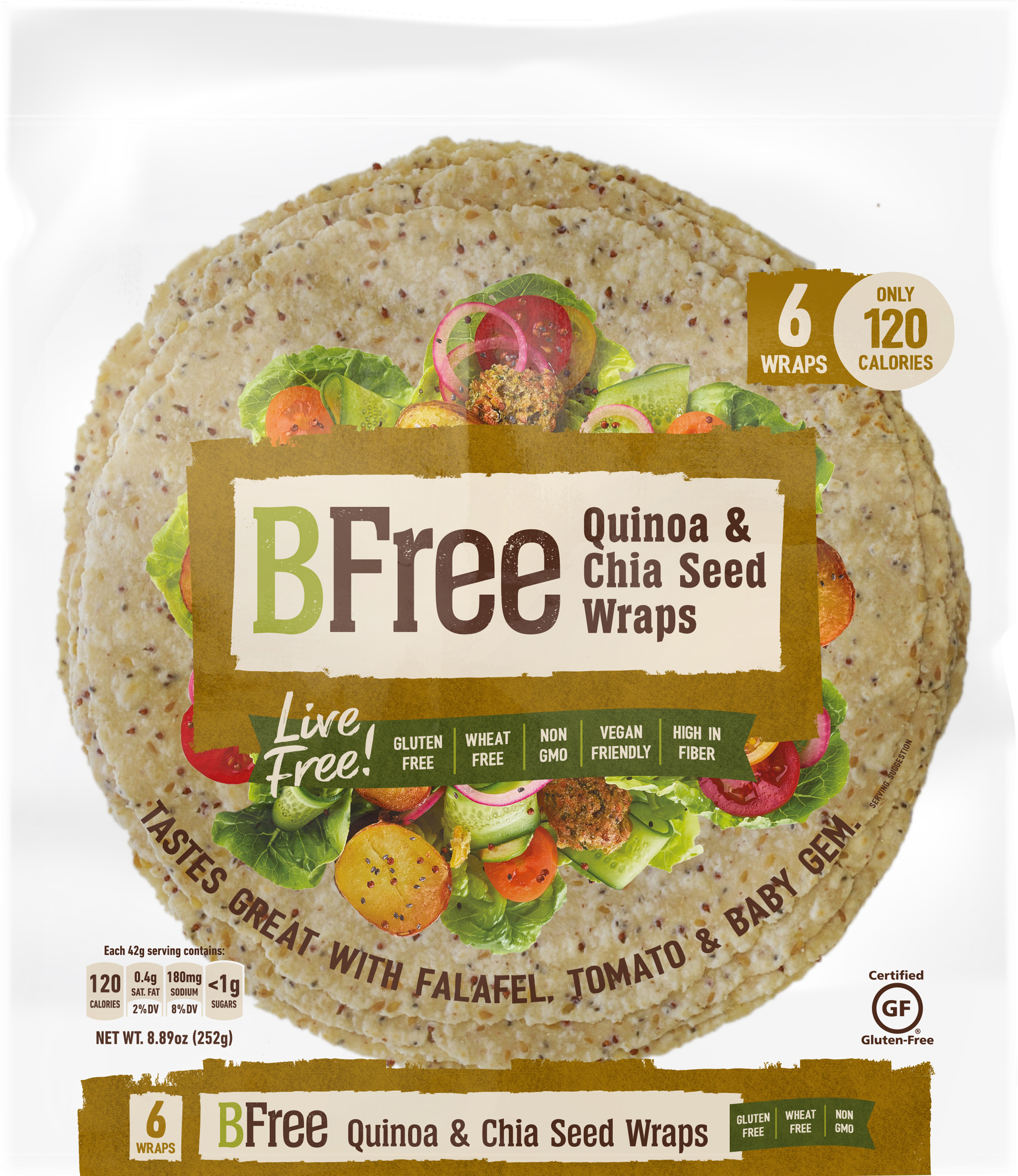 Wraps, Quinoa & Chia Seed