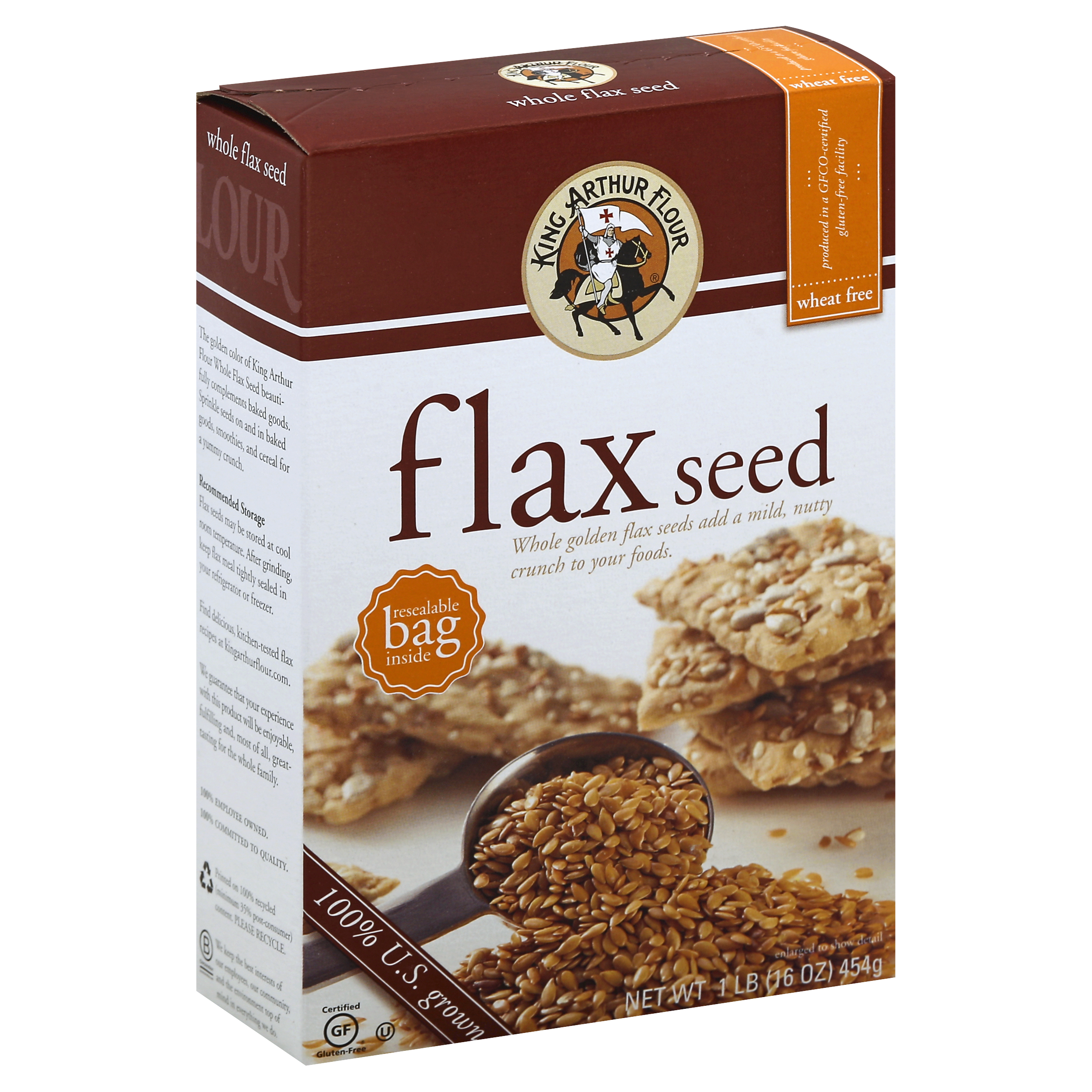 King Arthur Flour Flax Seed 16 Oz
