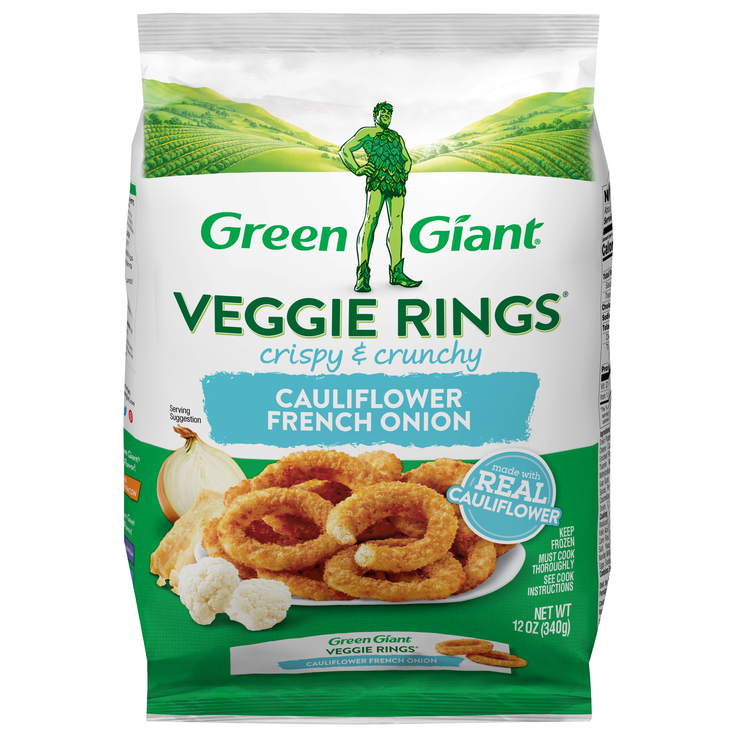 Veggie Rings, Cauliflower French Onion, Crispy & Crunchy