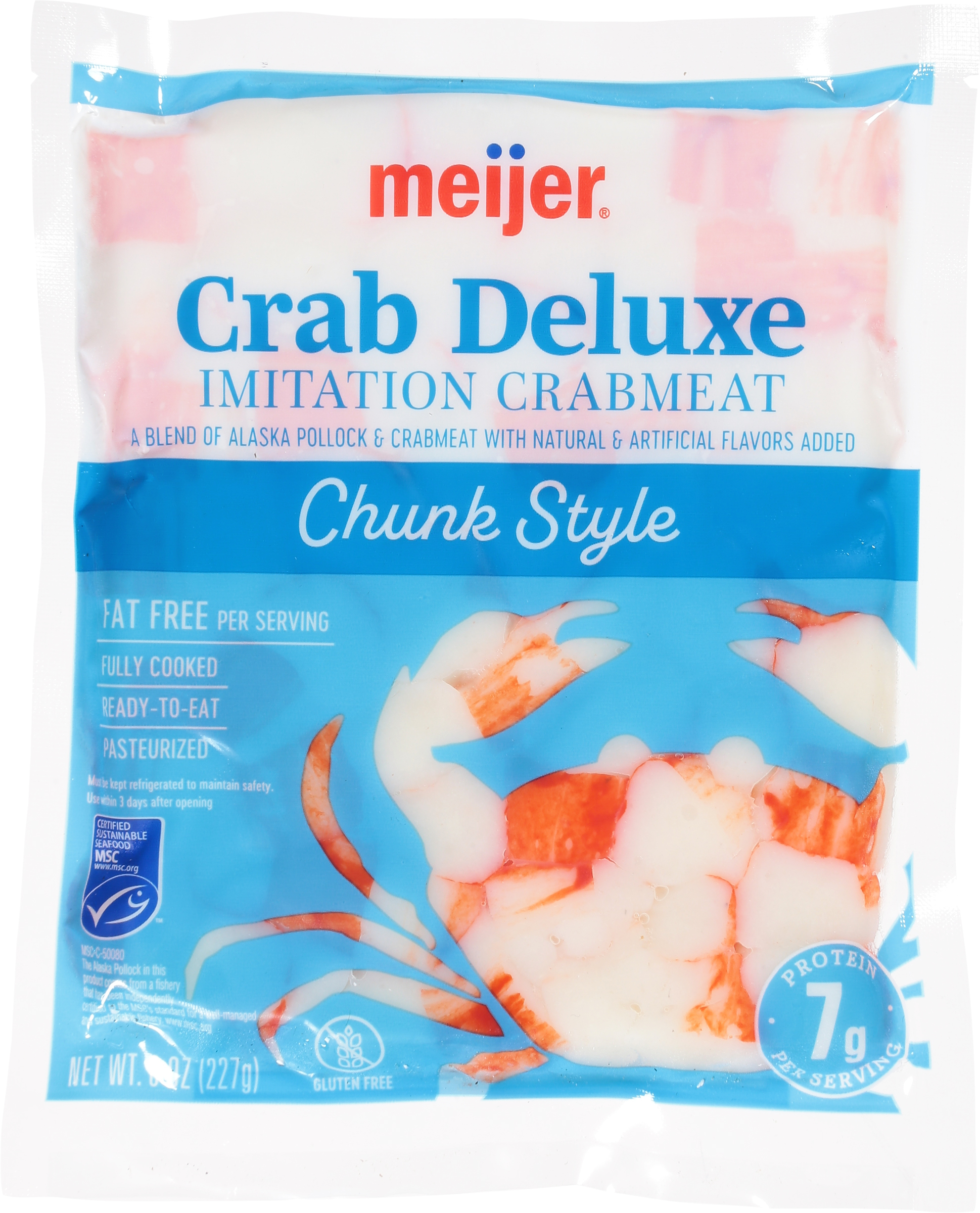 Imitation Crabmeat, Crab Deluxe, Chunk Style