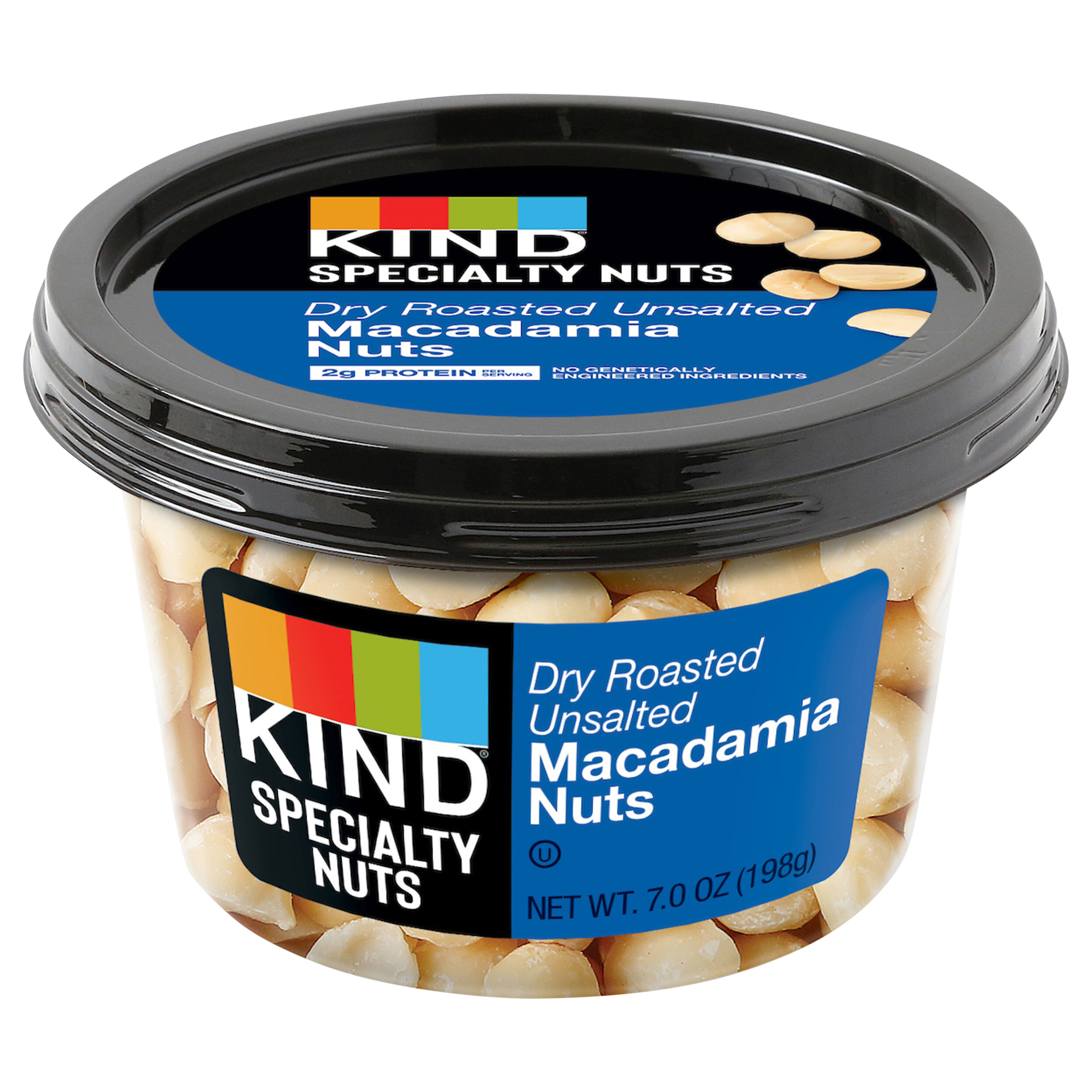 Macadamia Nuts, Unsalted, Dry Roasted