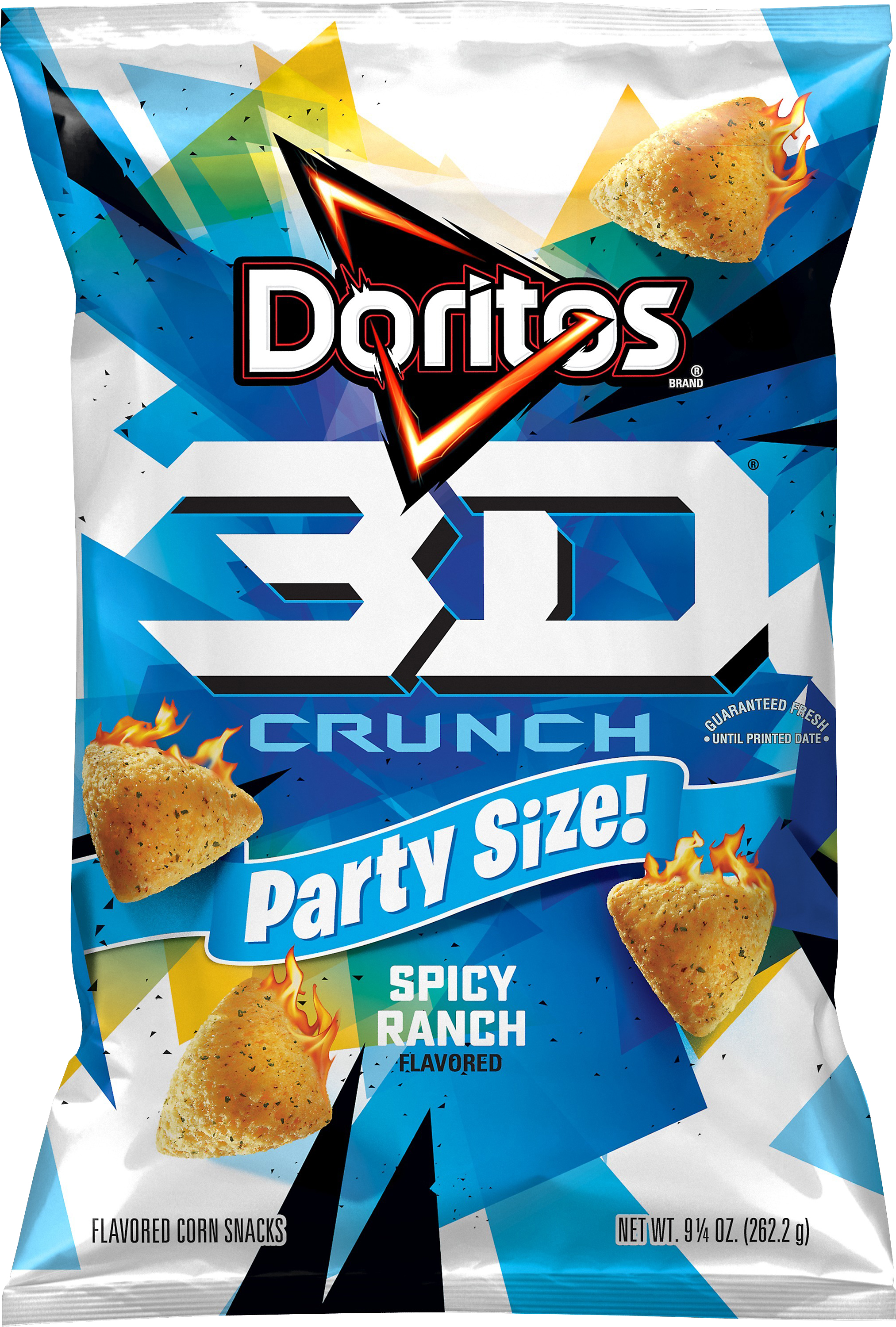 Corn Snacks, Spicy Ranch Flavored, Party Size