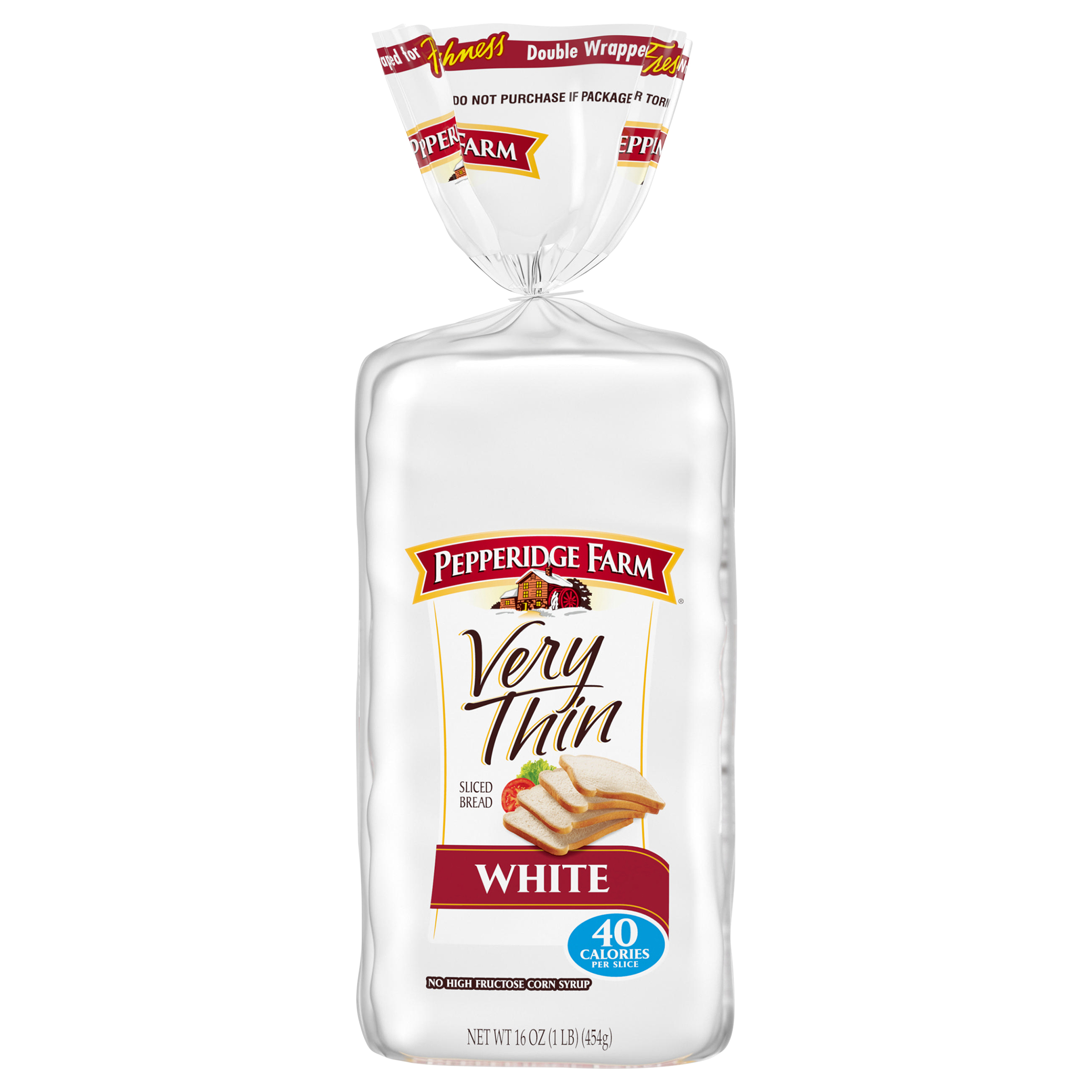 Bread, Sliced, White, Very Thin