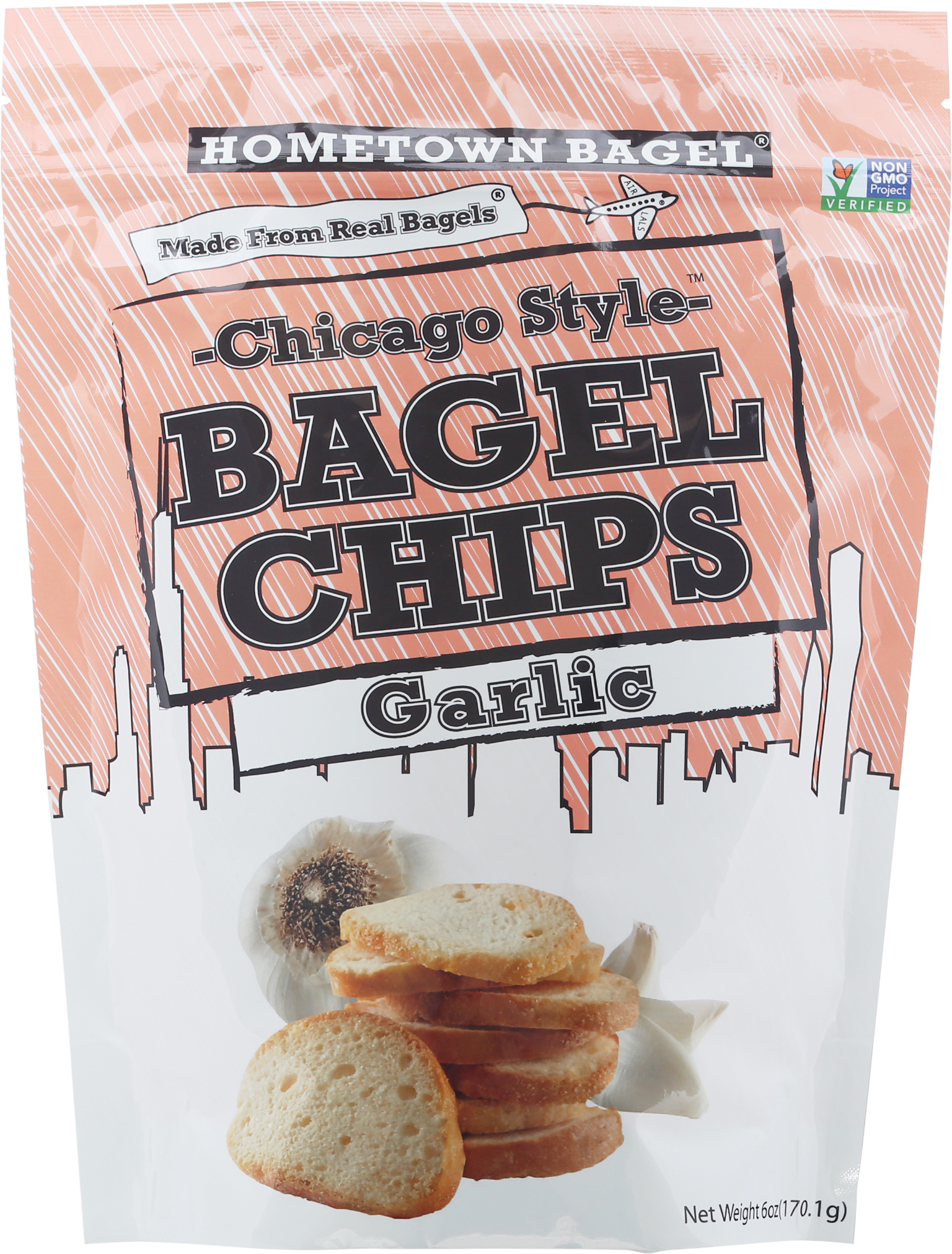 Bagel Chips, Garlic, Chicago Style